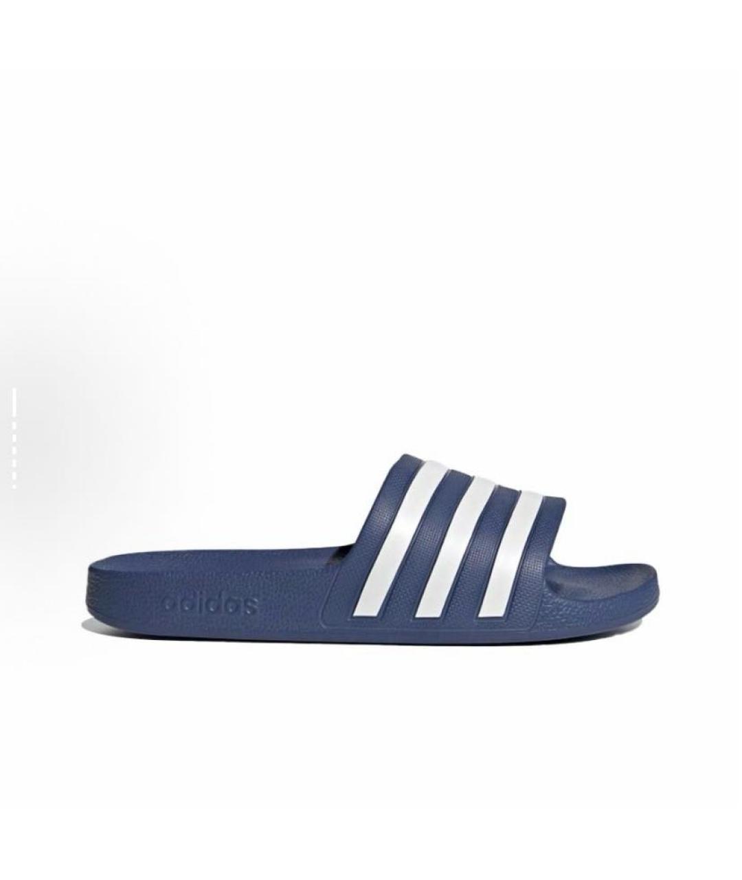 ADIDAS Синие резиновые шлепанцы, фото 6