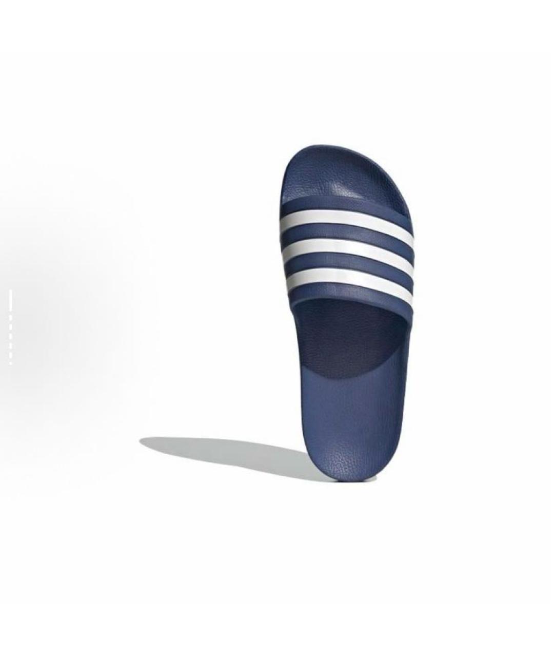 ADIDAS Синие резиновые шлепанцы, фото 5