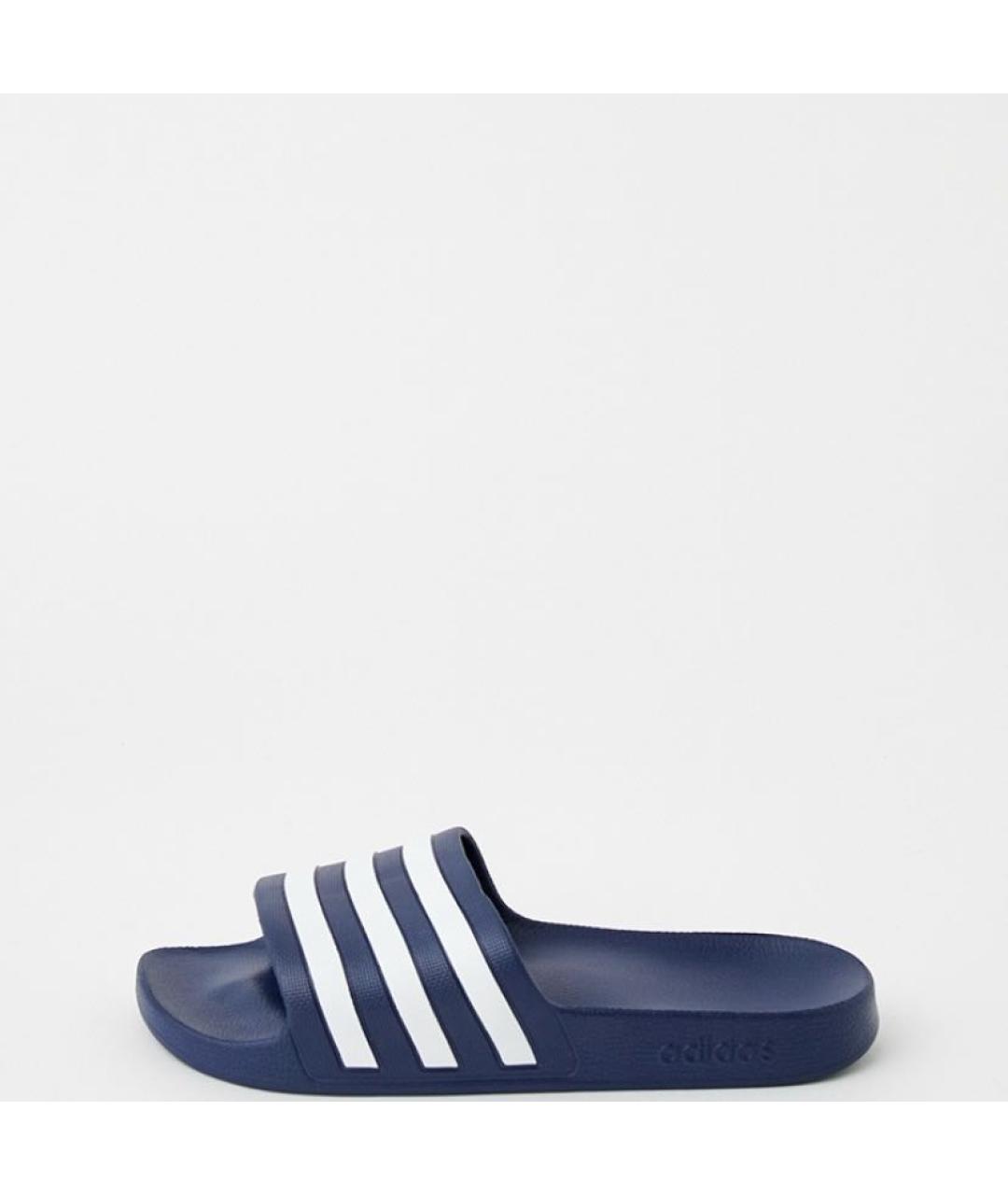 ADIDAS Синие резиновые шлепанцы, фото 2