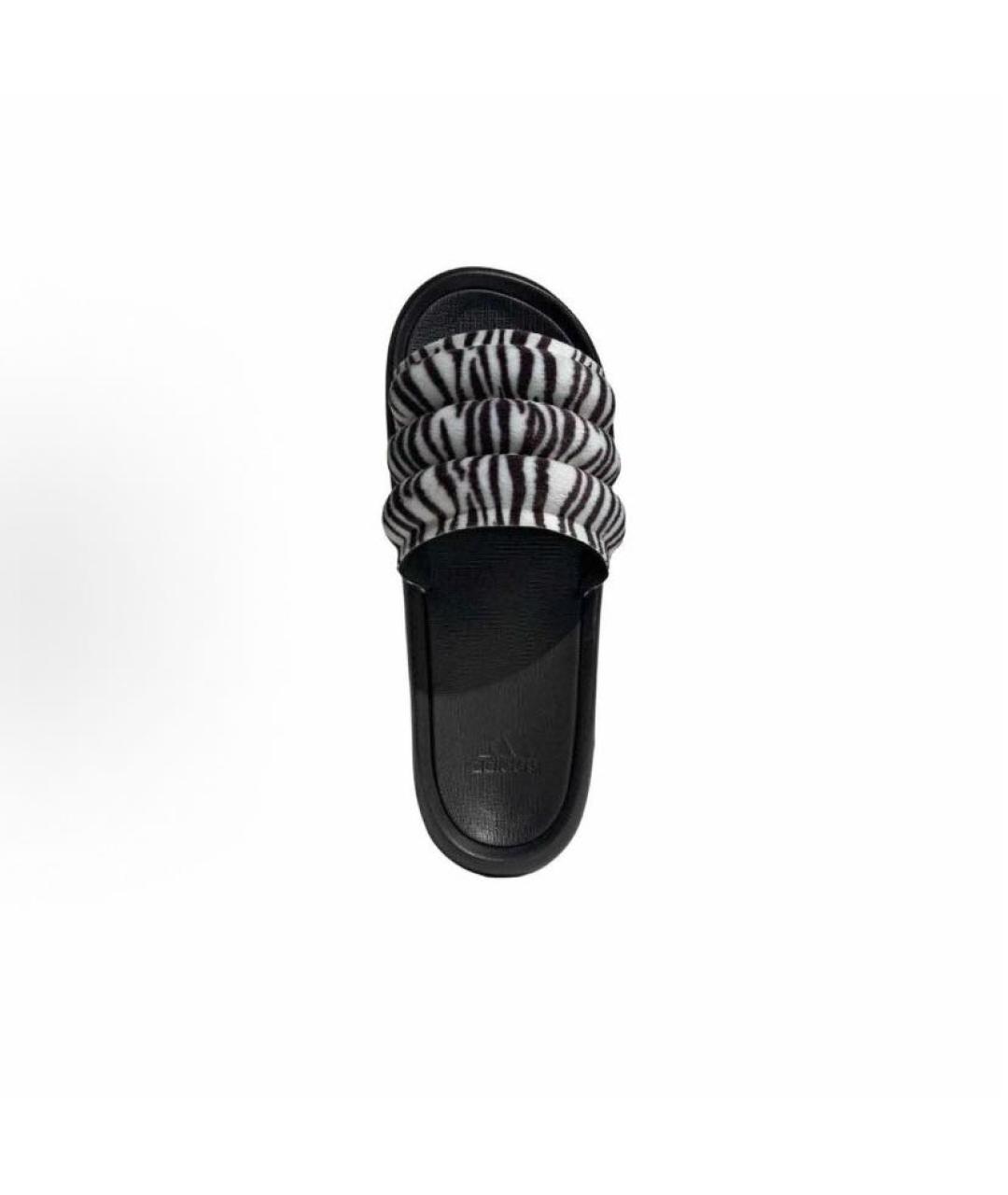 ADIDAS Черные резиновые шлепанцы, фото 6