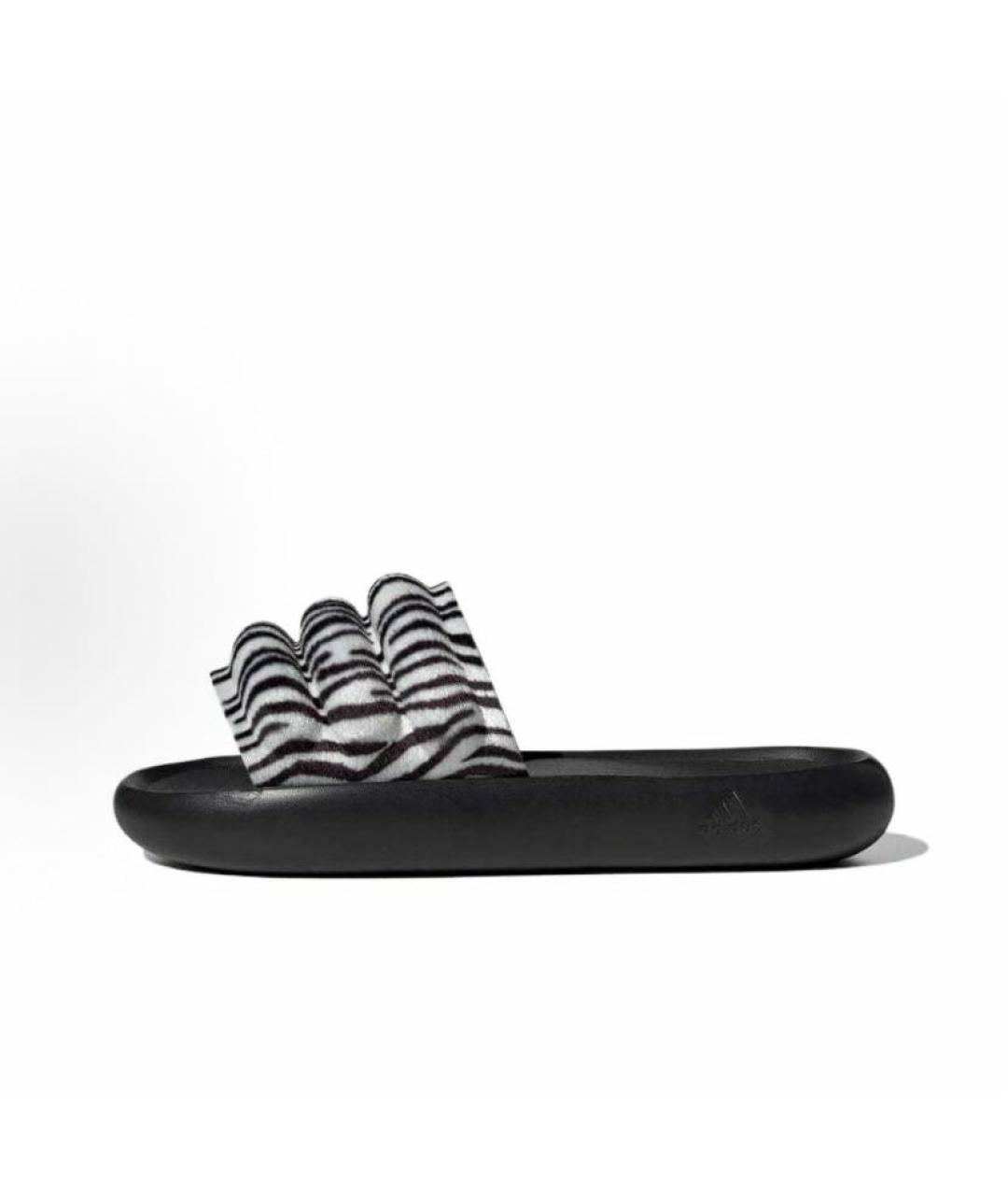 ADIDAS Черные резиновые шлепанцы, фото 3