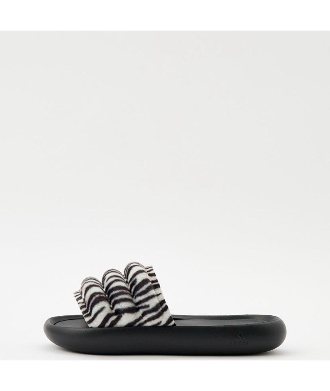ADIDAS Черные резиновые шлепанцы, фото 2
