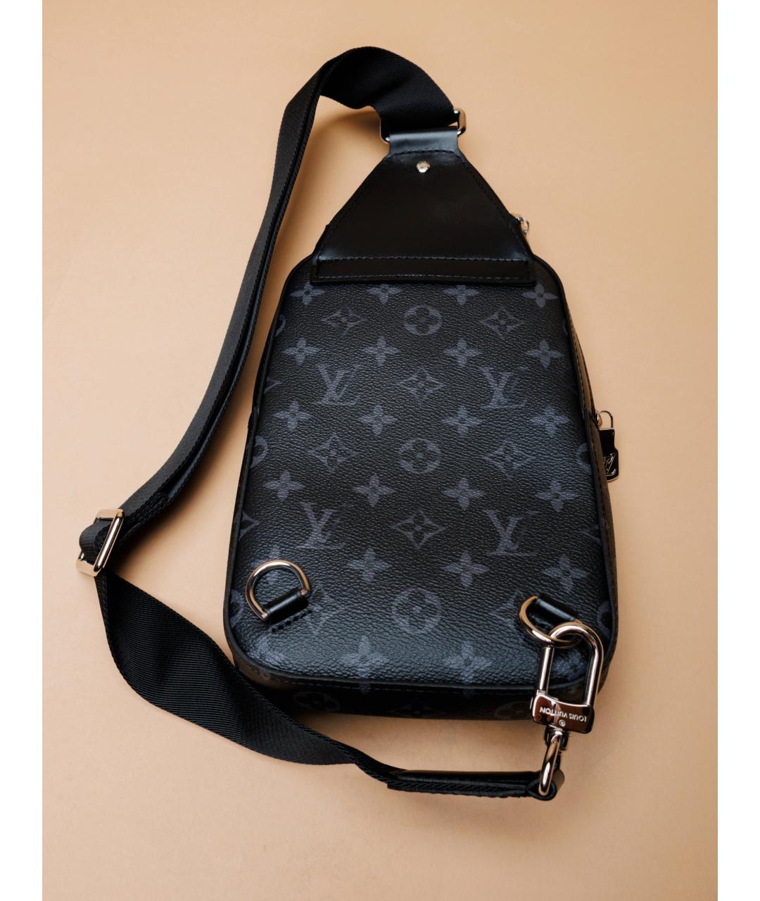 LOUIS VUITTON Черная сумка на плечо, фото 3