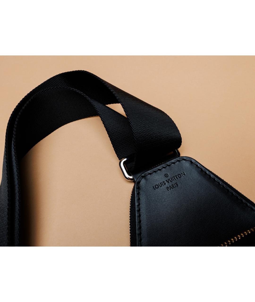 LOUIS VUITTON Черная сумка на плечо, фото 8