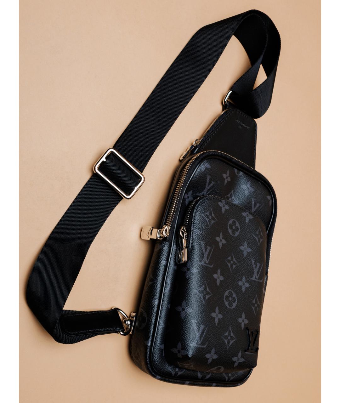 LOUIS VUITTON Черная сумка на плечо, фото 2