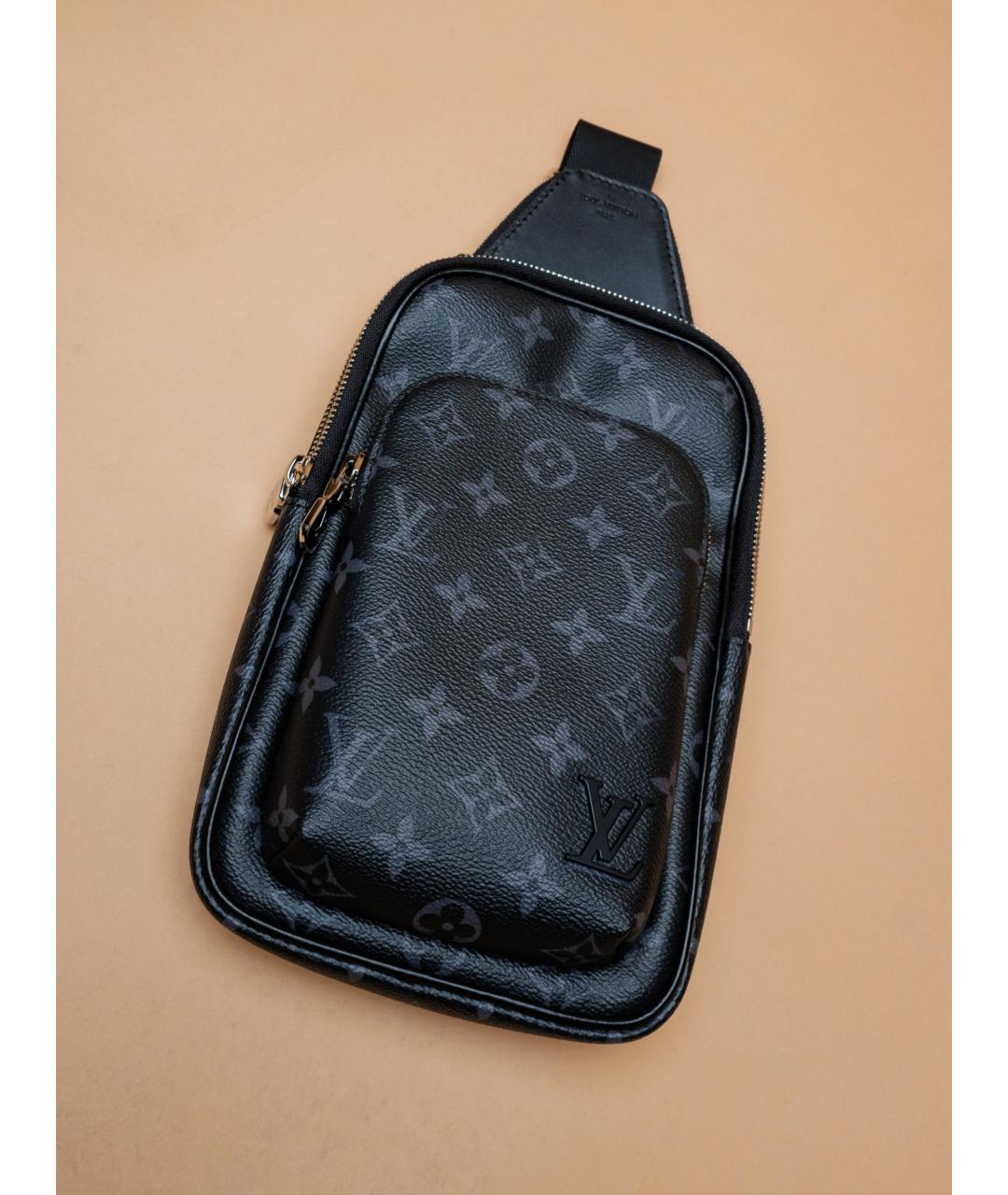 LOUIS VUITTON Черная сумка на плечо, фото 9
