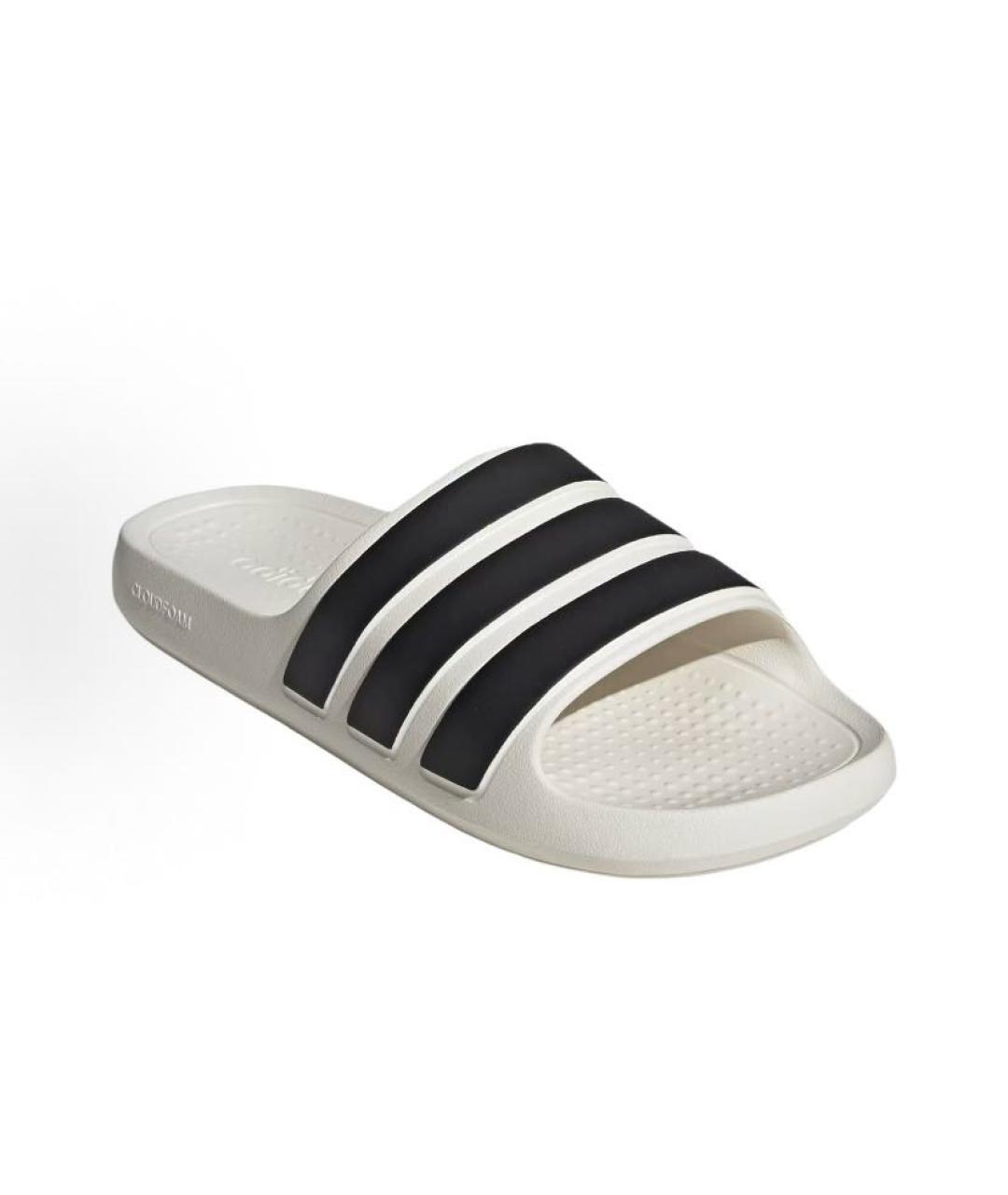 ADIDAS Бежевые резиновые шлепанцы, фото 4