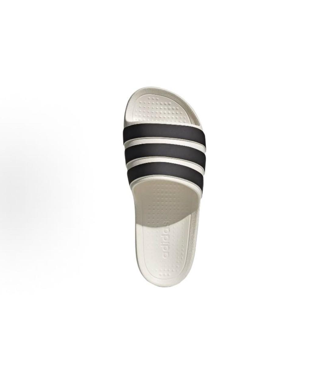 ADIDAS Бежевые резиновые шлепанцы, фото 6