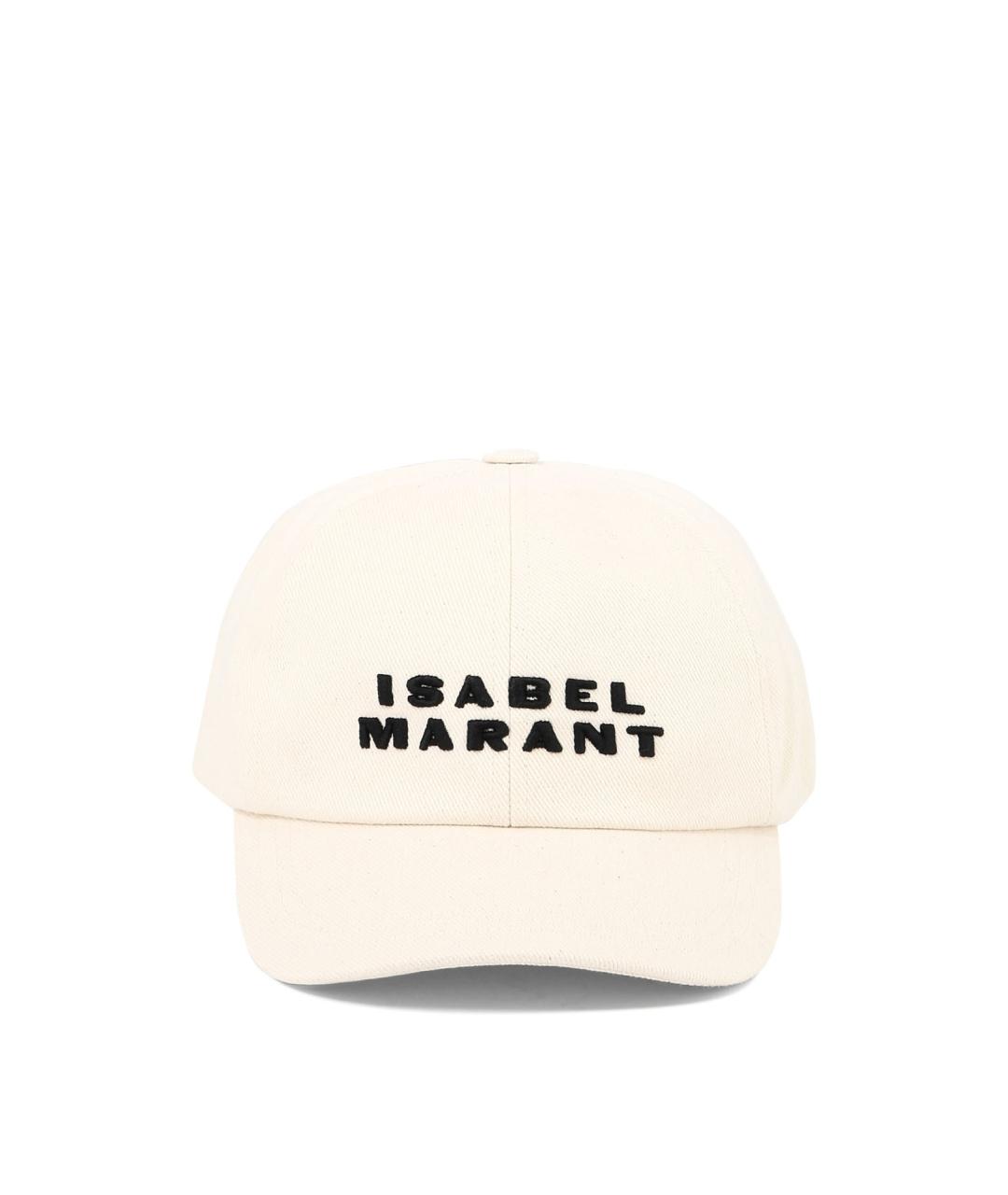 ISABEL MARANT Бежевая хлопковая кепка, фото 1