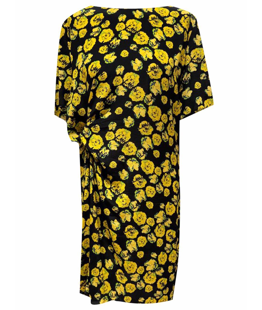 LANVIN Желтое коктейльное платье, фото 1
