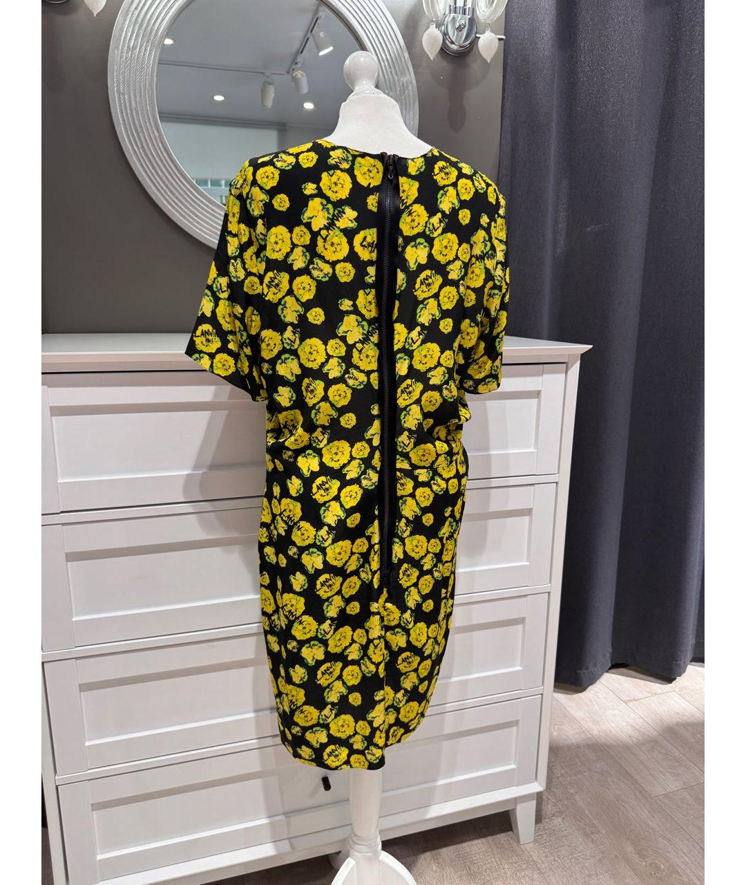LANVIN Желтое коктейльное платье, фото 3