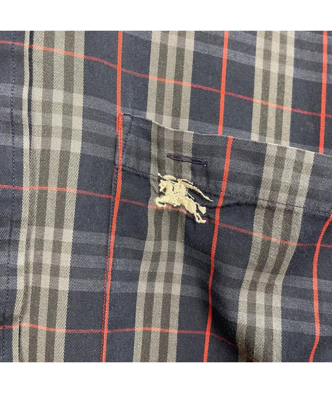 BURBERRY Антрацитовая хлопковая классическая рубашка, фото 3