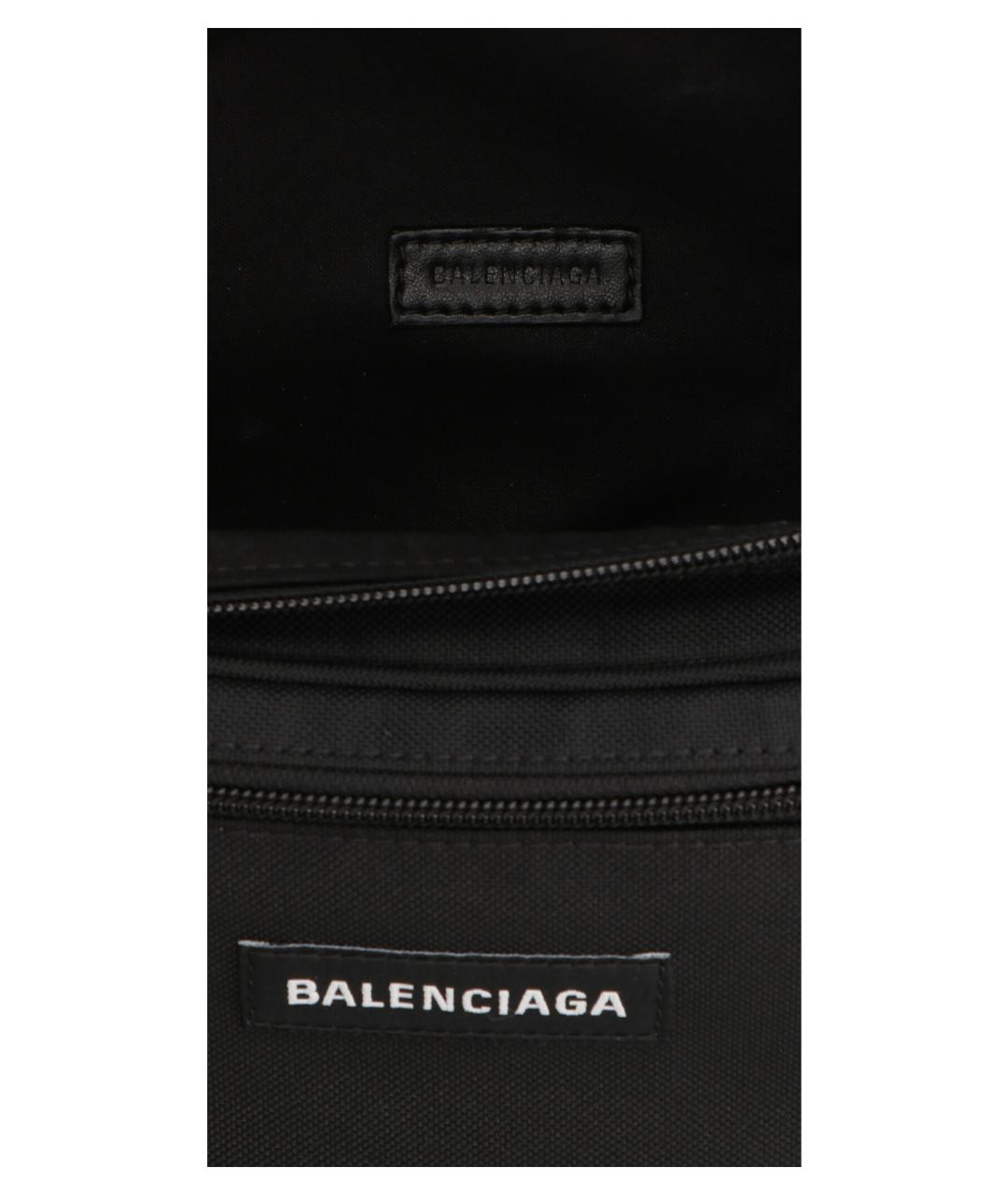 BALENCIAGA Черная синтетическая сумка через плечо, фото 3