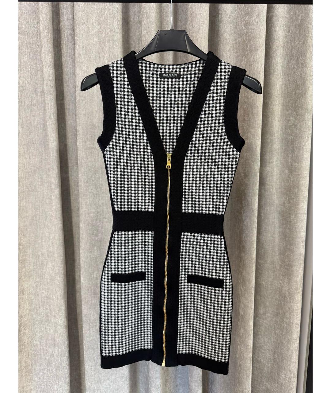 BALMAIN Черное коктейльное платье, фото 5