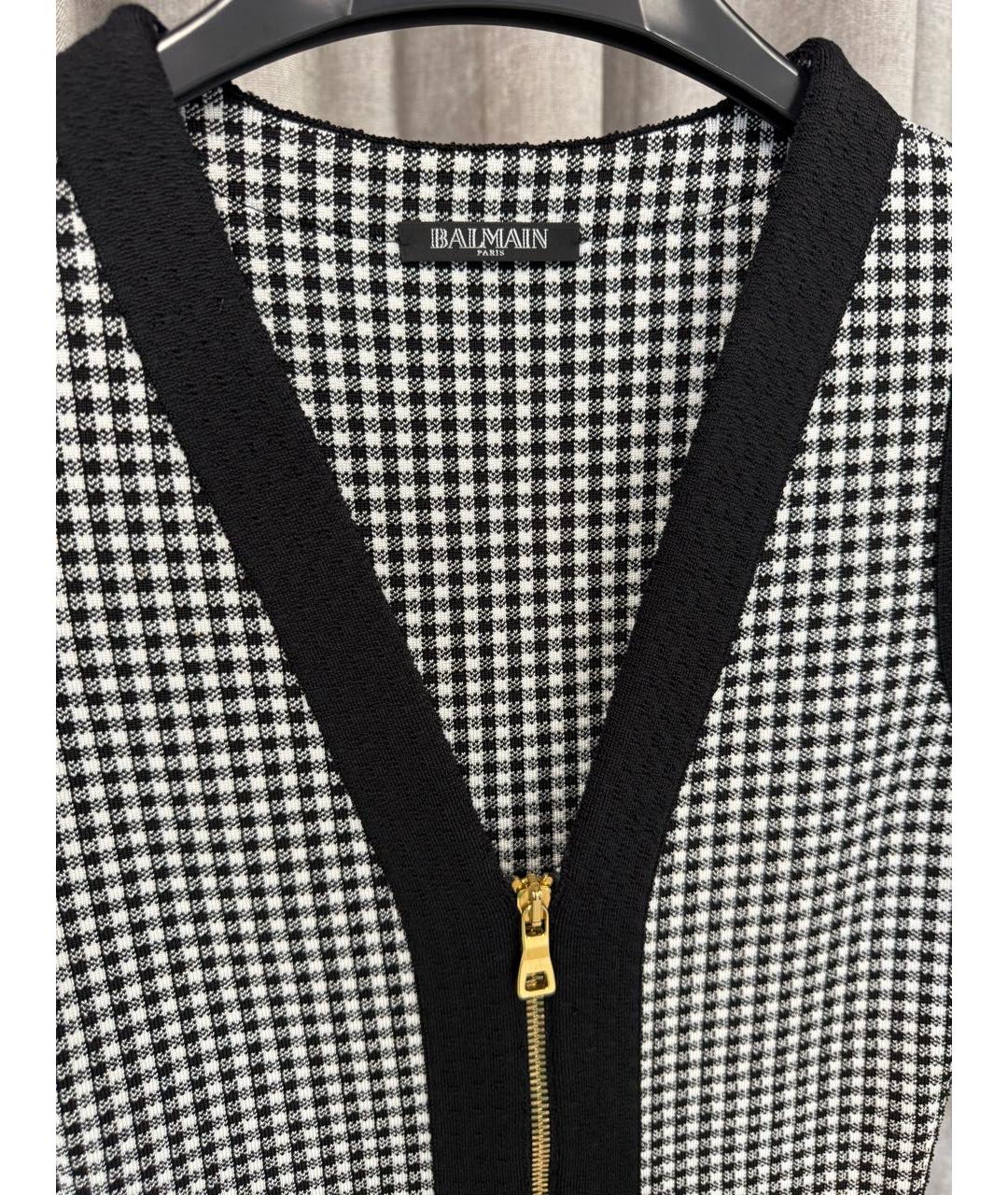 BALMAIN Черное коктейльное платье, фото 4