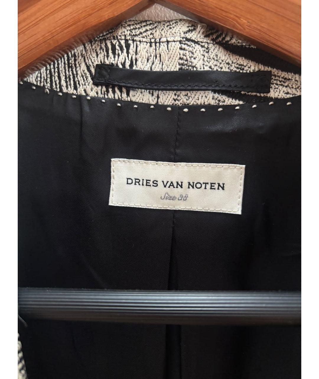 DRIES VAN NOTEN Мульти полиэстеровое пальто, фото 3