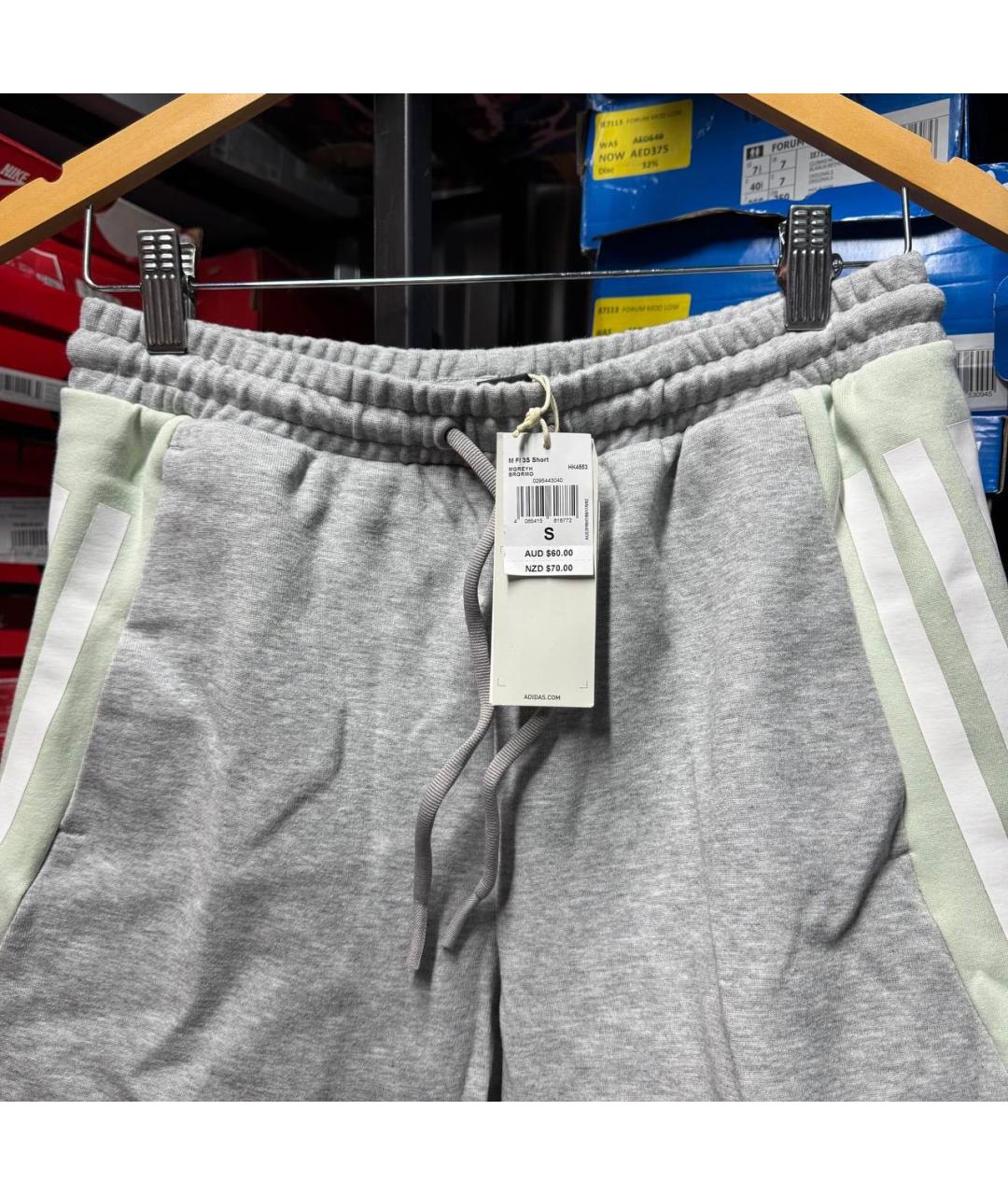 ADIDAS Серые шорты, фото 5