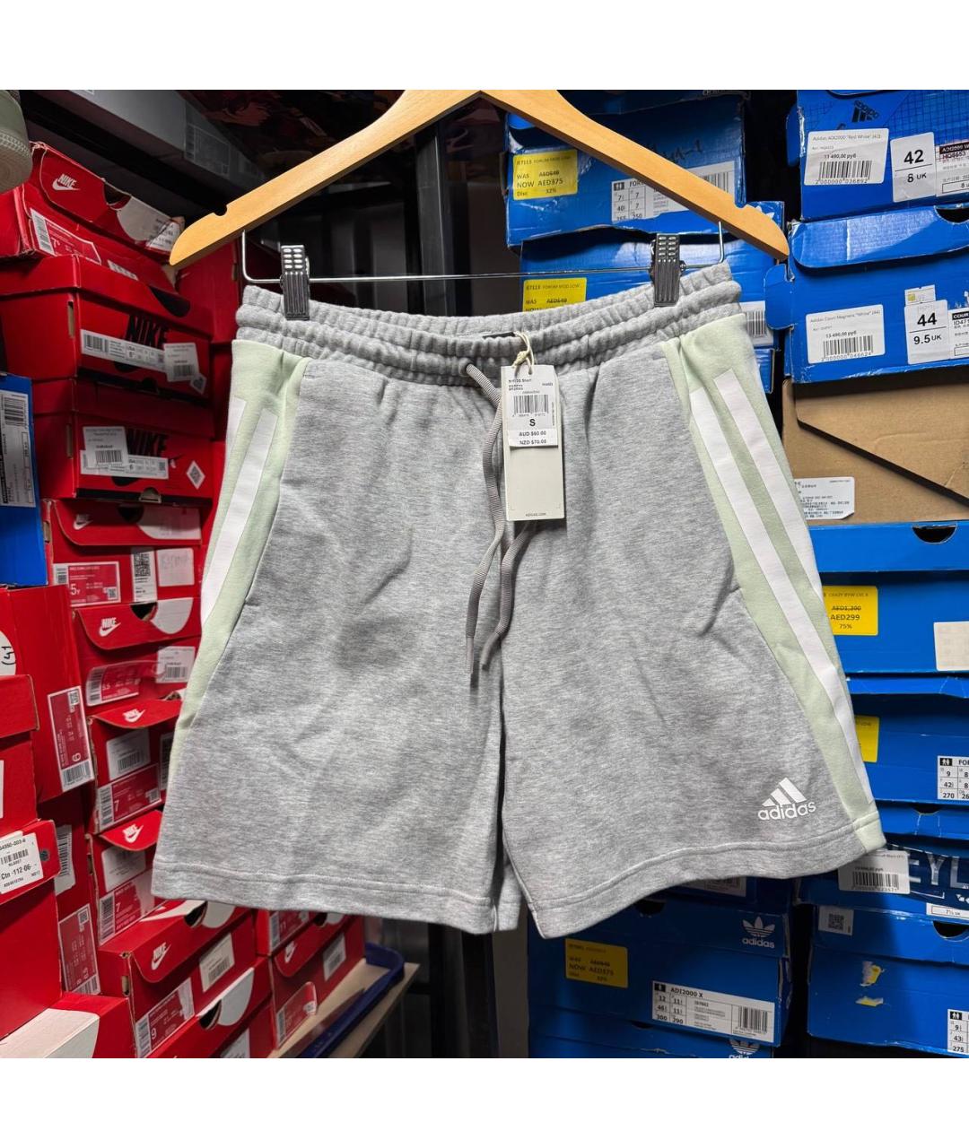 ADIDAS Серые шорты, фото 7