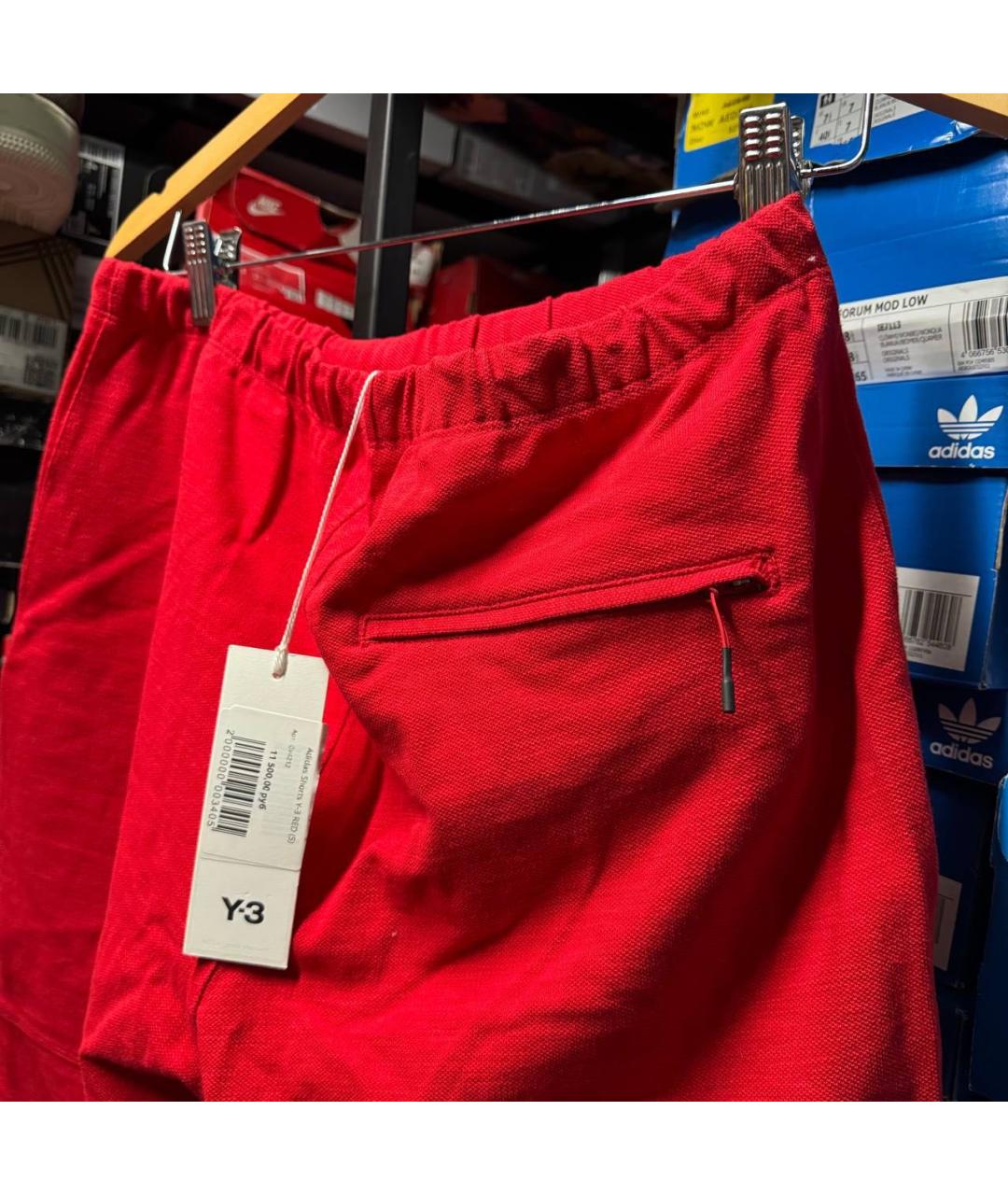 ADIDAS Красные шорты, фото 6
