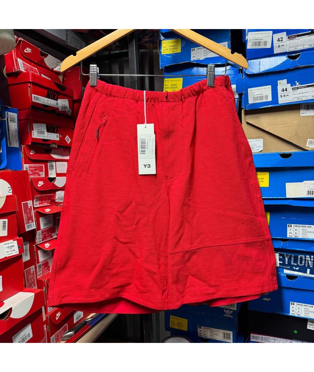 ADIDAS Красные шорты, фото 7