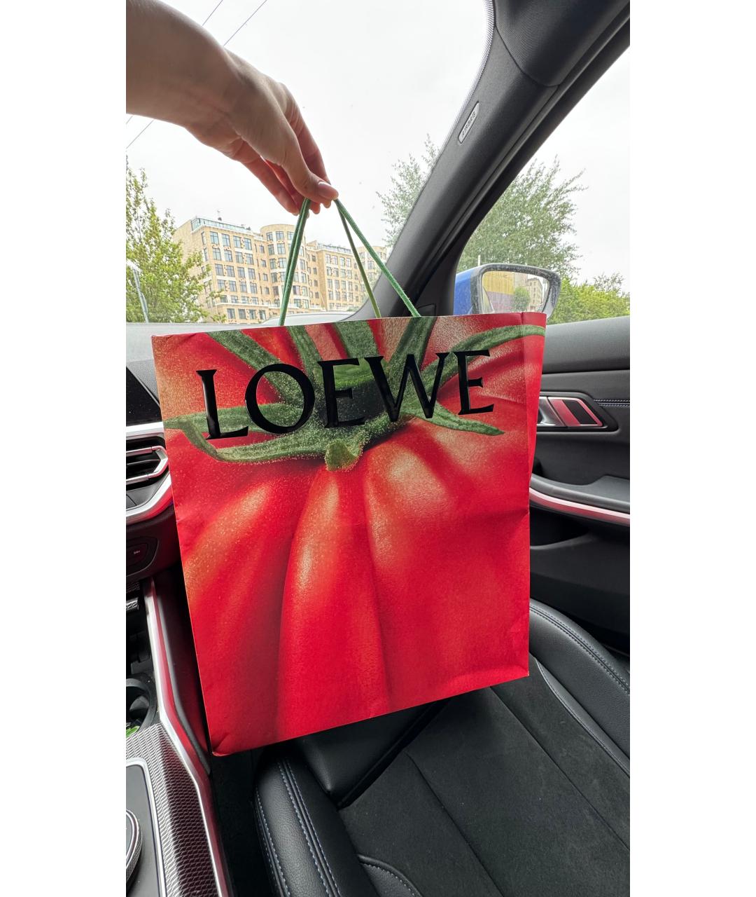 LOEWE Белые текстильные кроссовки, фото 8