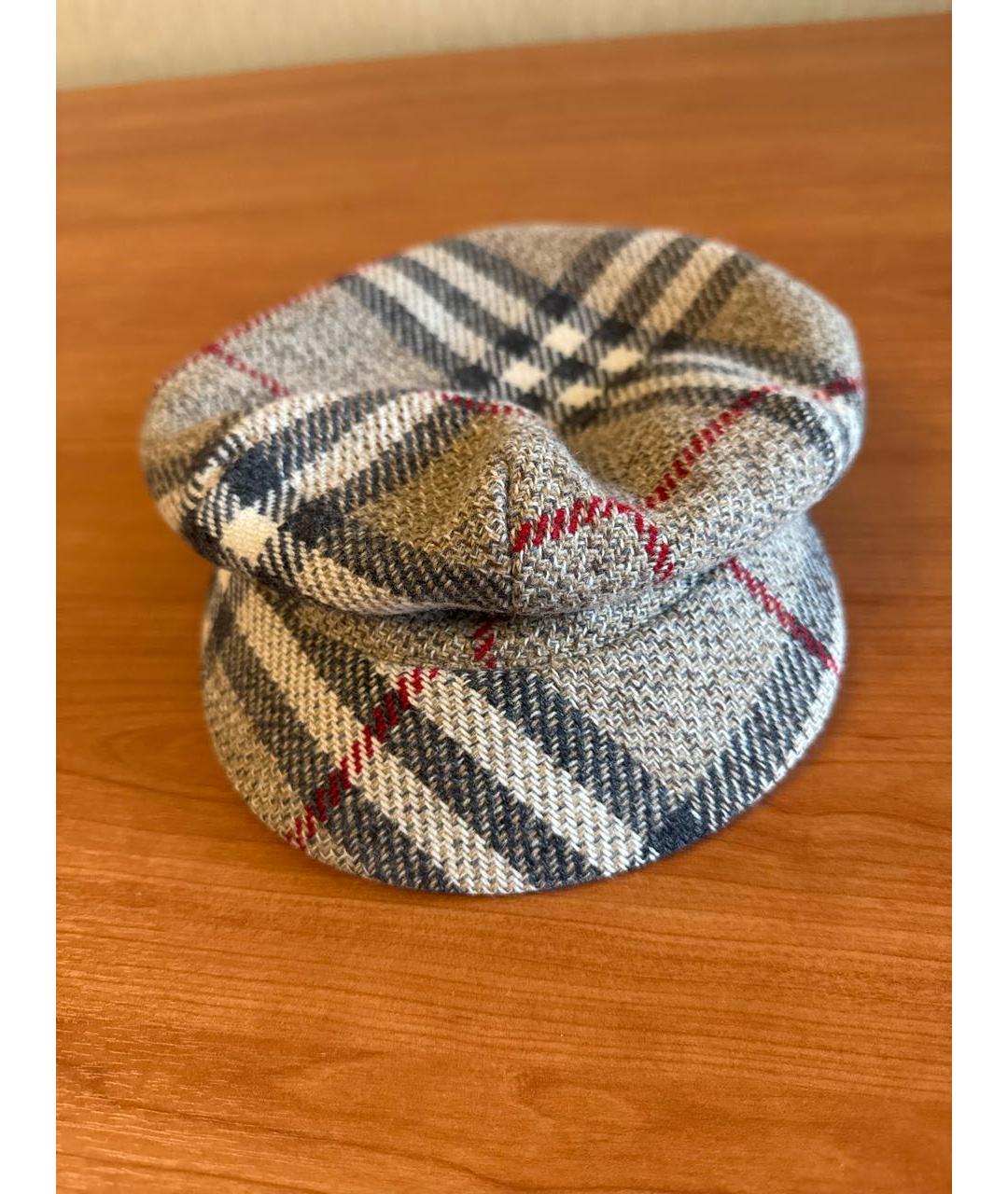 BURBERRY Бежевая шерстяная кепка, фото 5