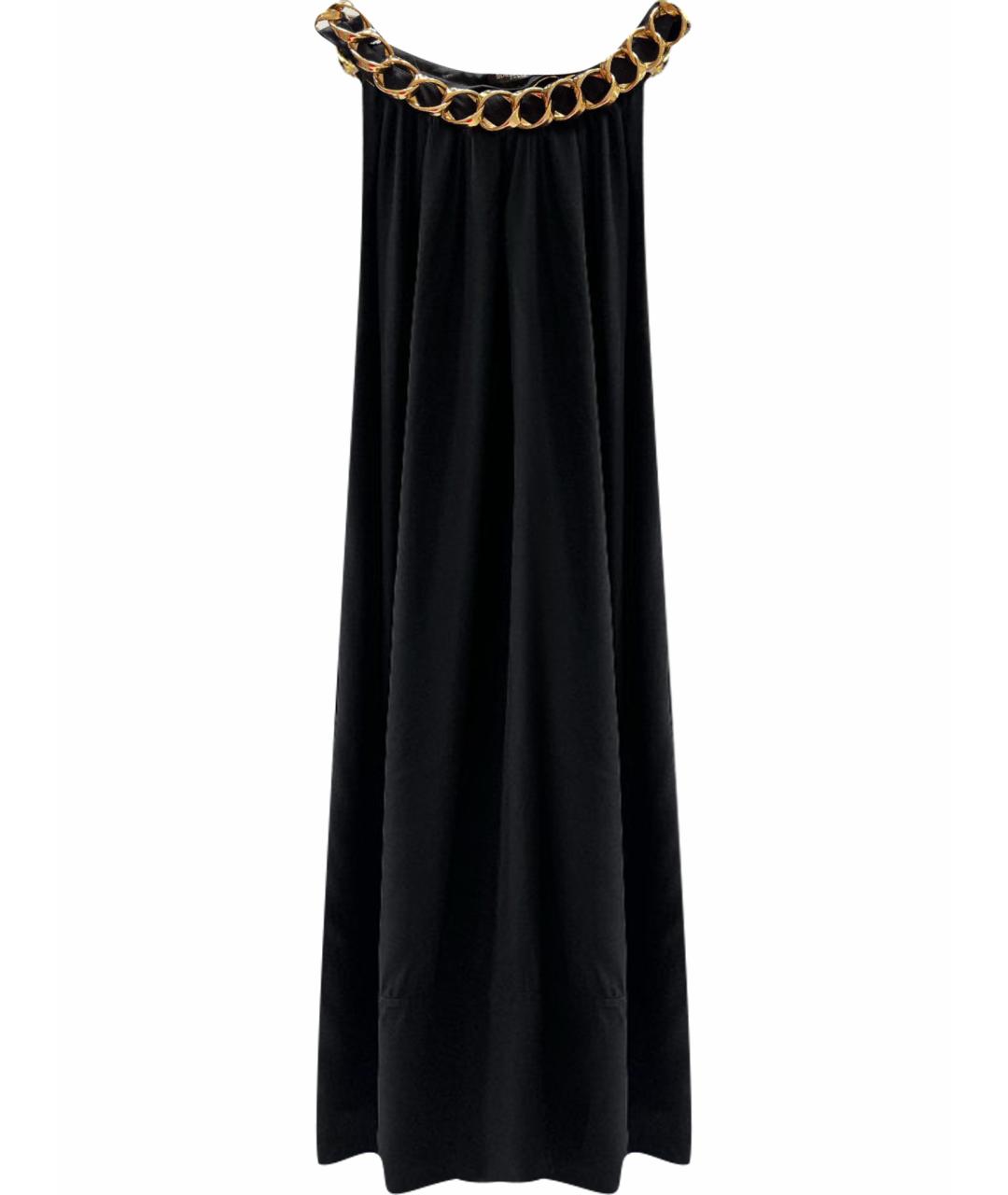 BALMAIN Черное вискозное платье, фото 1