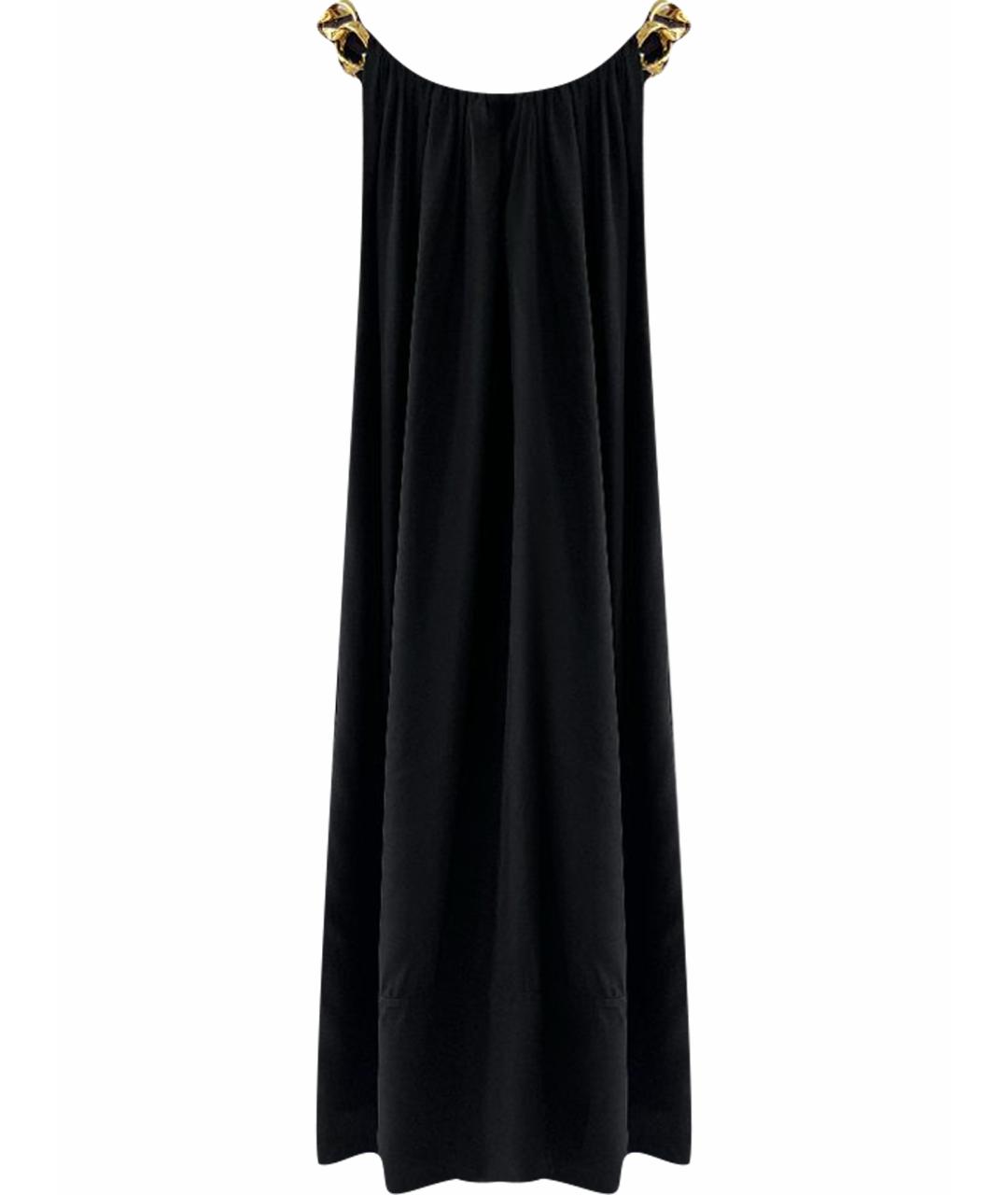 BALMAIN Черное вискозное платье, фото 11