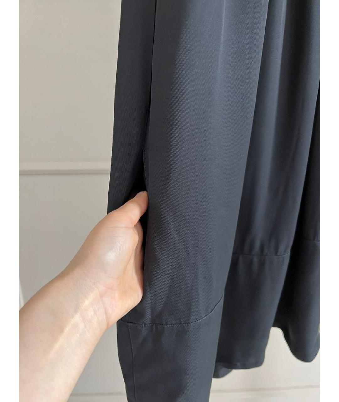 BALMAIN Черное вискозное платье, фото 7