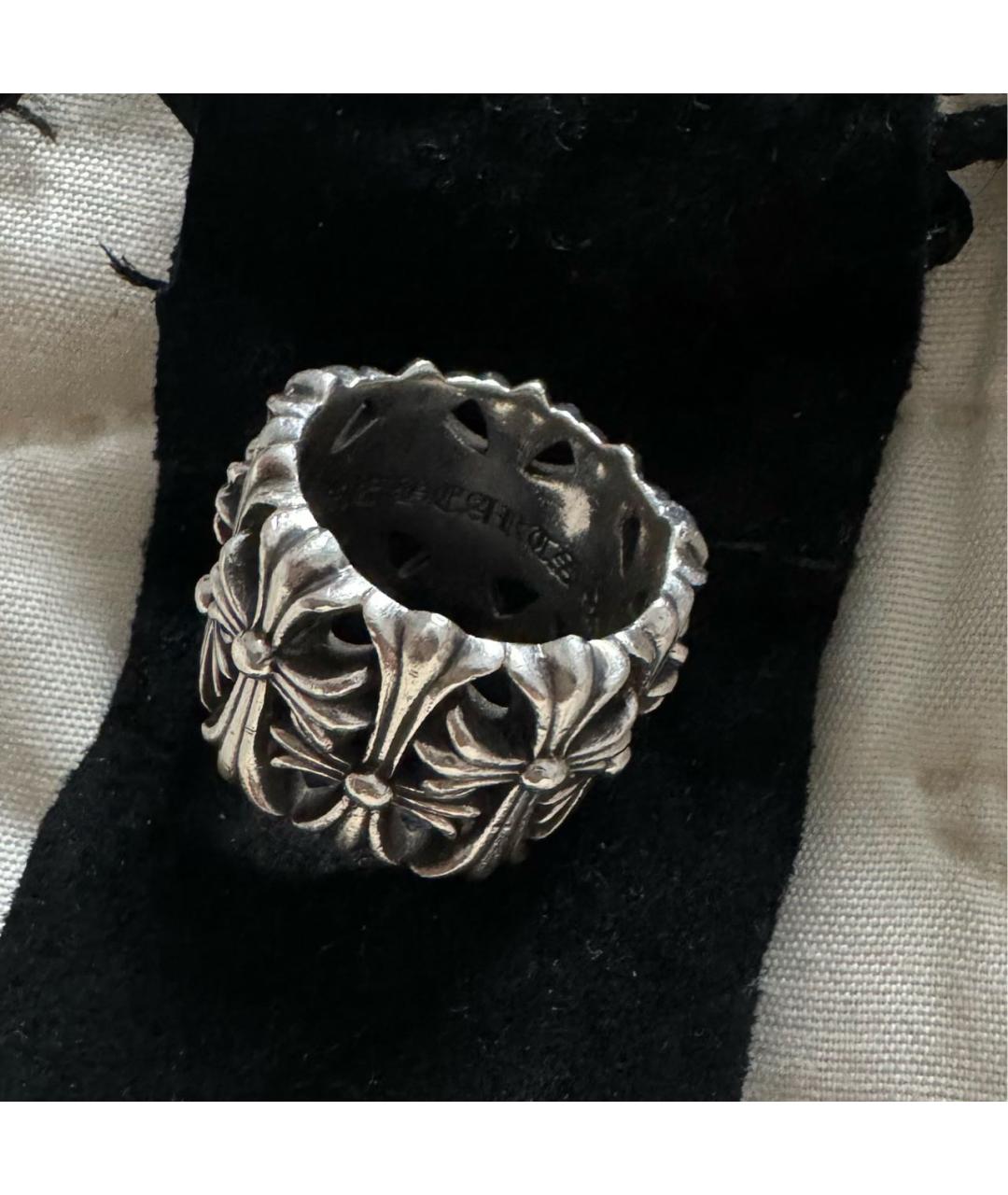 CHROME HEARTS Серебряное серебряное кольцо, фото 3