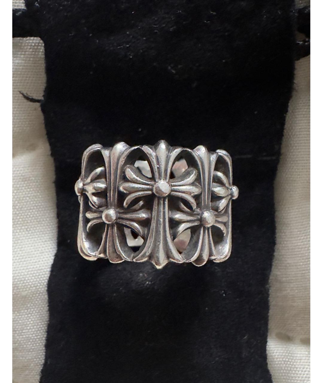 CHROME HEARTS Серебряное серебряное кольцо, фото 2