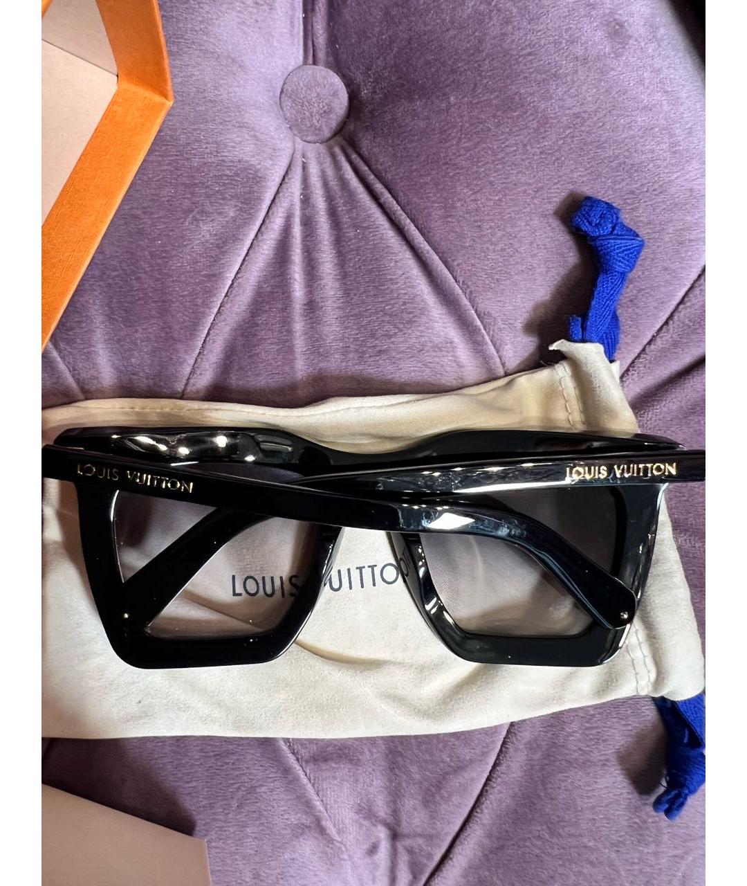 LOUIS VUITTON Черные солнцезащитные очки, фото 3