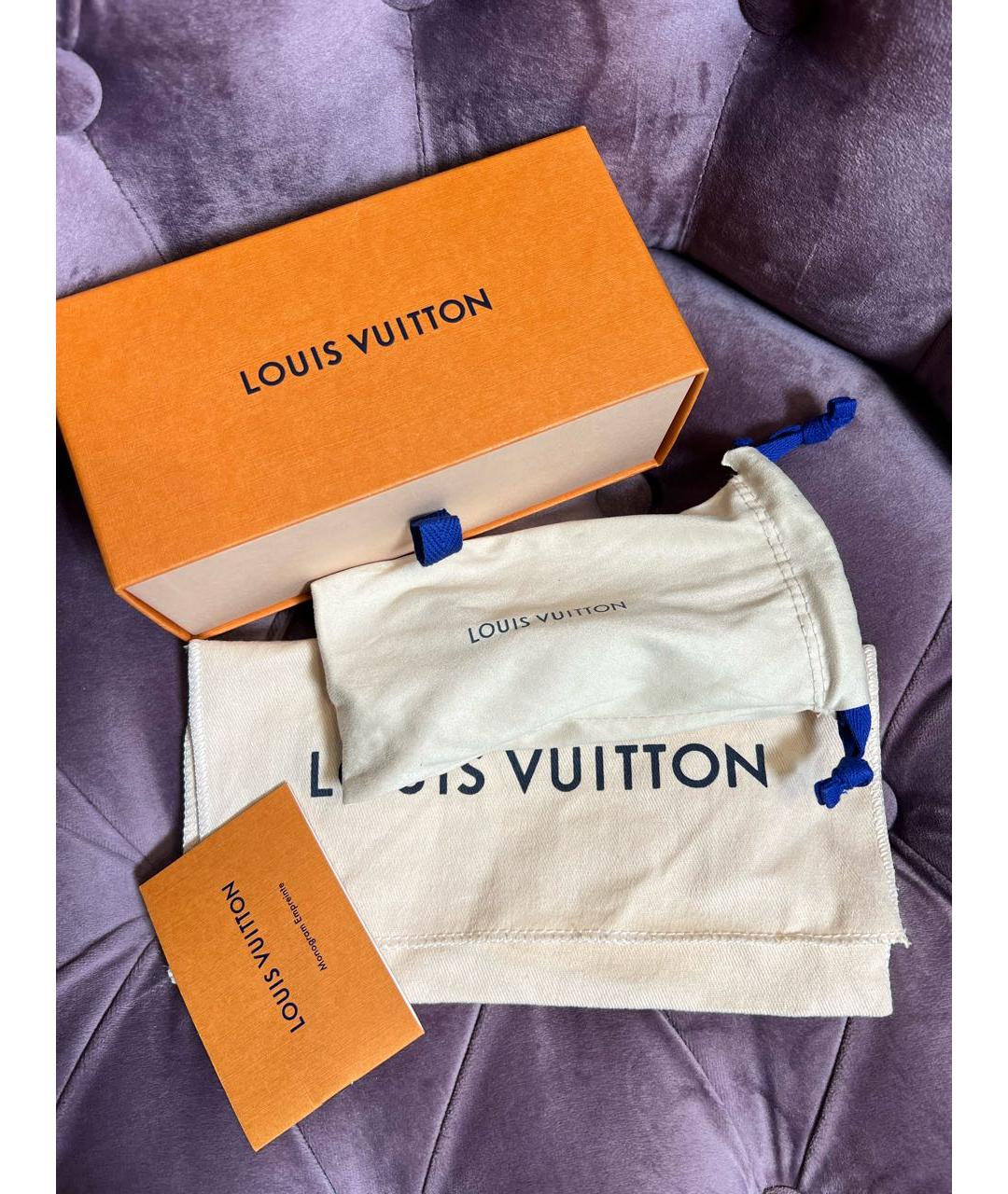 LOUIS VUITTON Черные солнцезащитные очки, фото 4