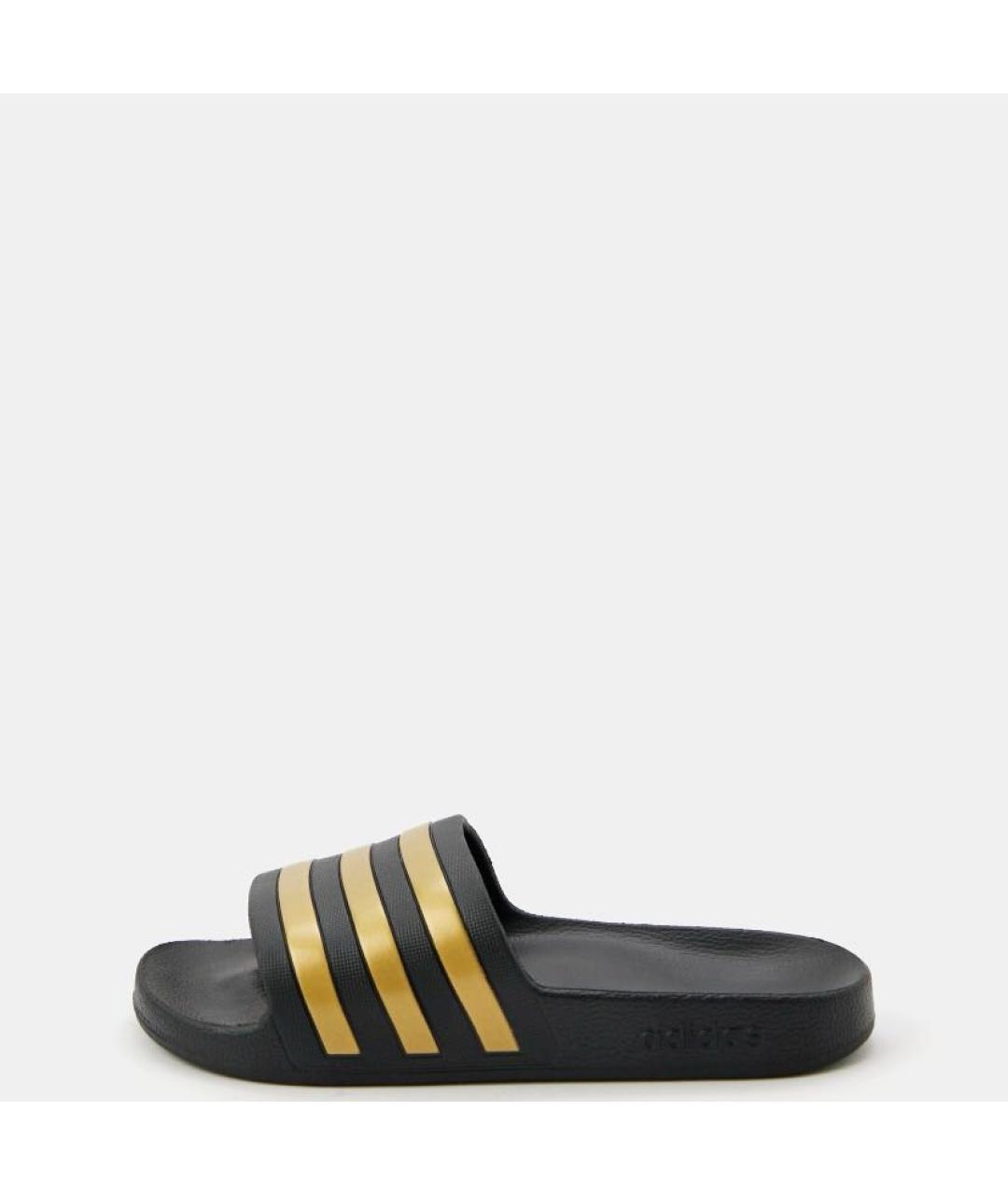 ADIDAS Черные резиновые шлепанцы, фото 2