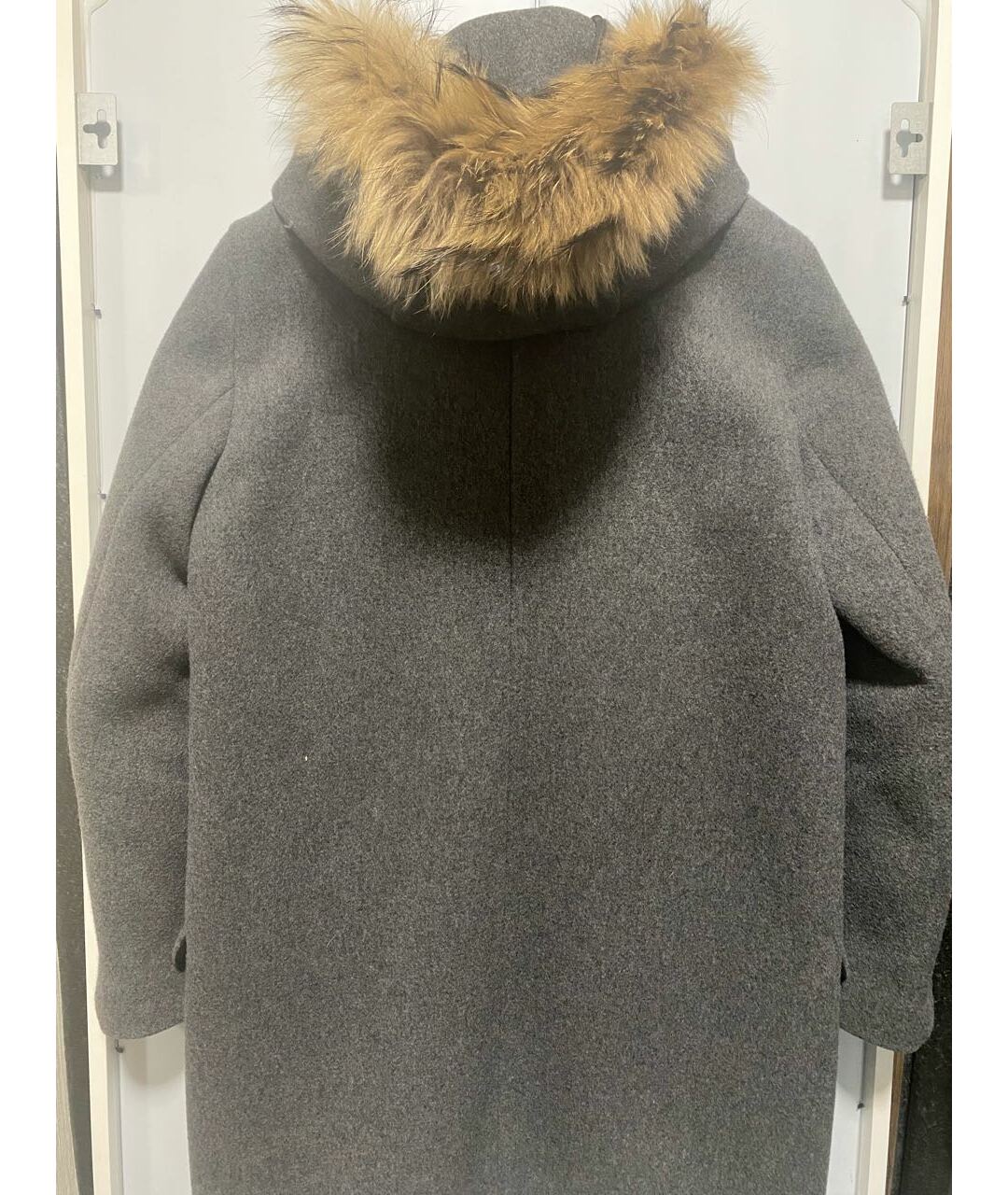 SANDRO Серое шерстяное пальто, фото 2