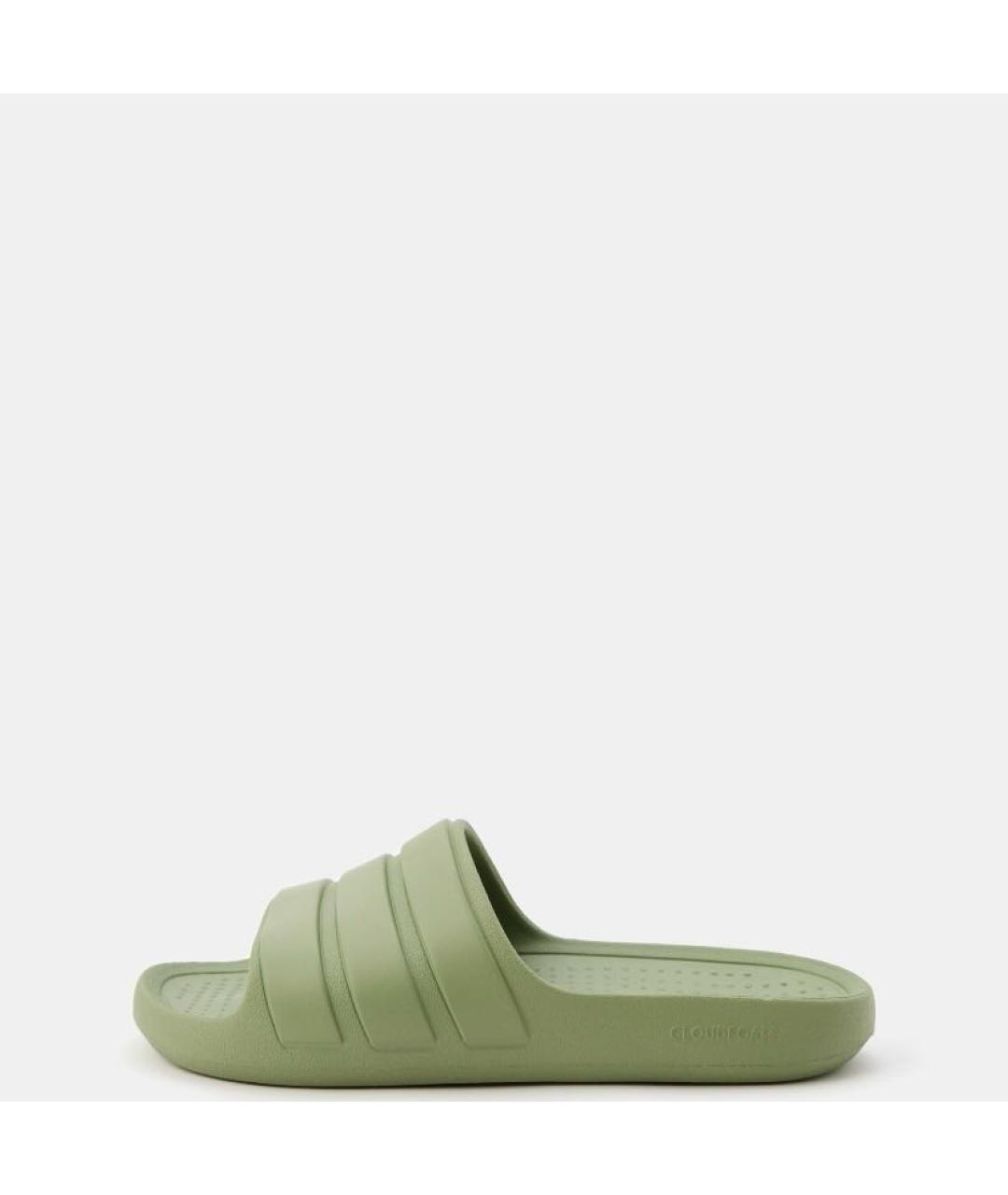 ADIDAS Хаки резиновые шлепанцы, фото 2