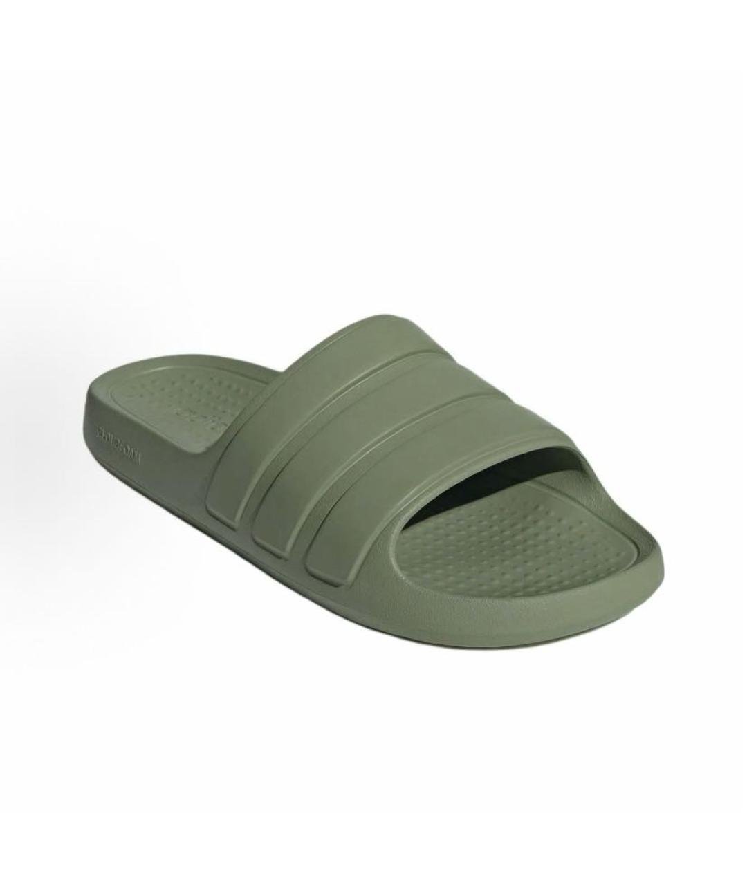 ADIDAS Хаки резиновые шлепанцы, фото 3