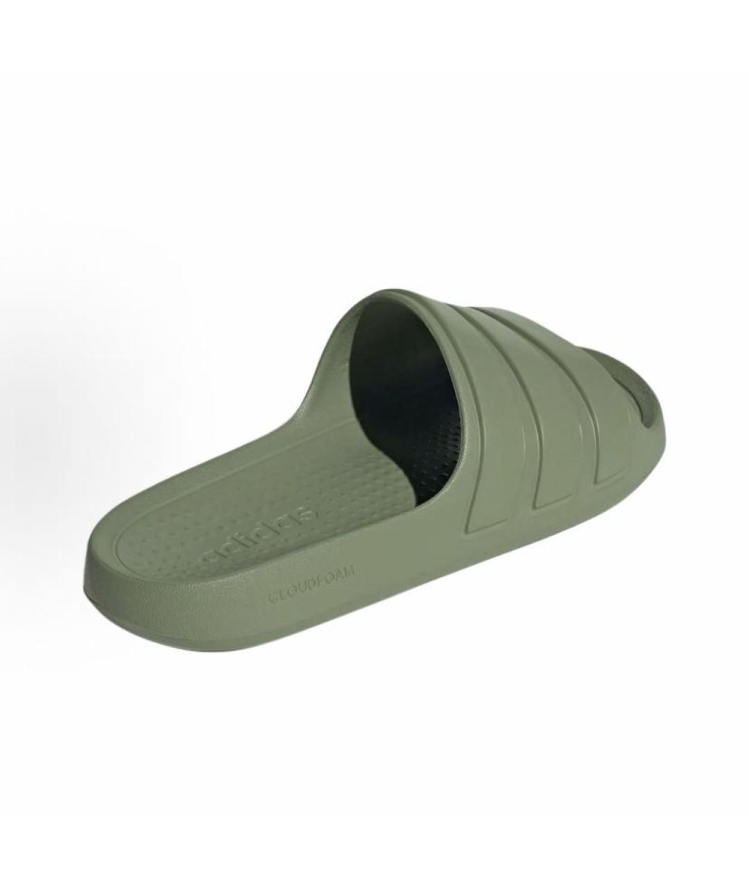 ADIDAS Хаки резиновые шлепанцы, фото 4