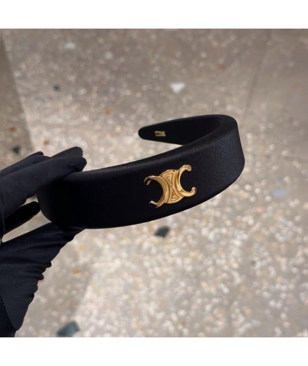 CELINE Черный ободок, фото 5
