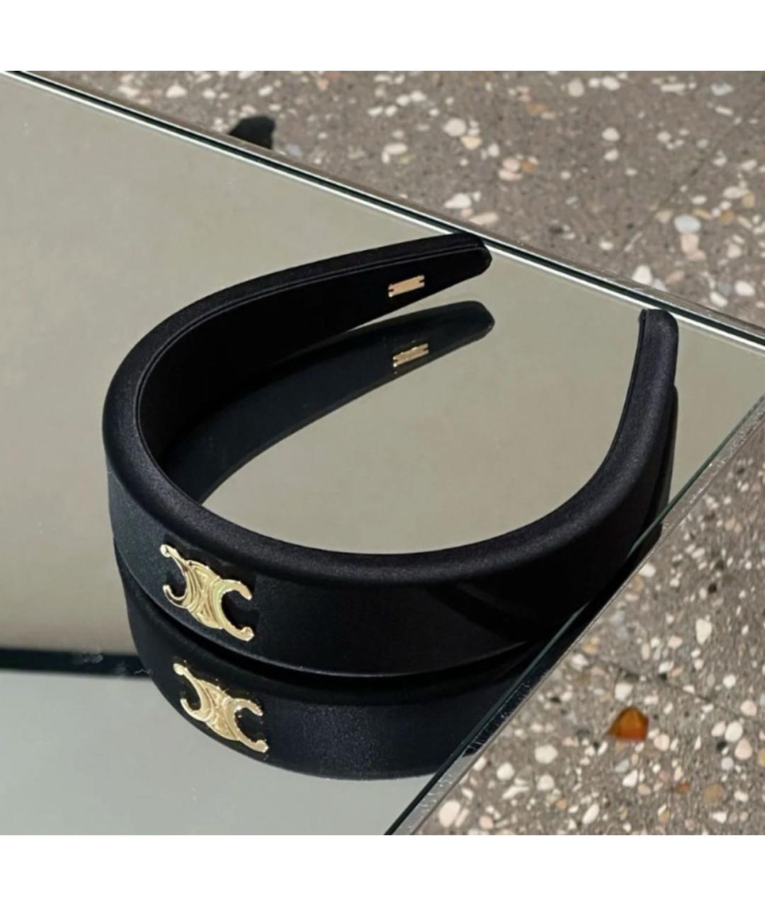 CELINE Черный ободок, фото 4