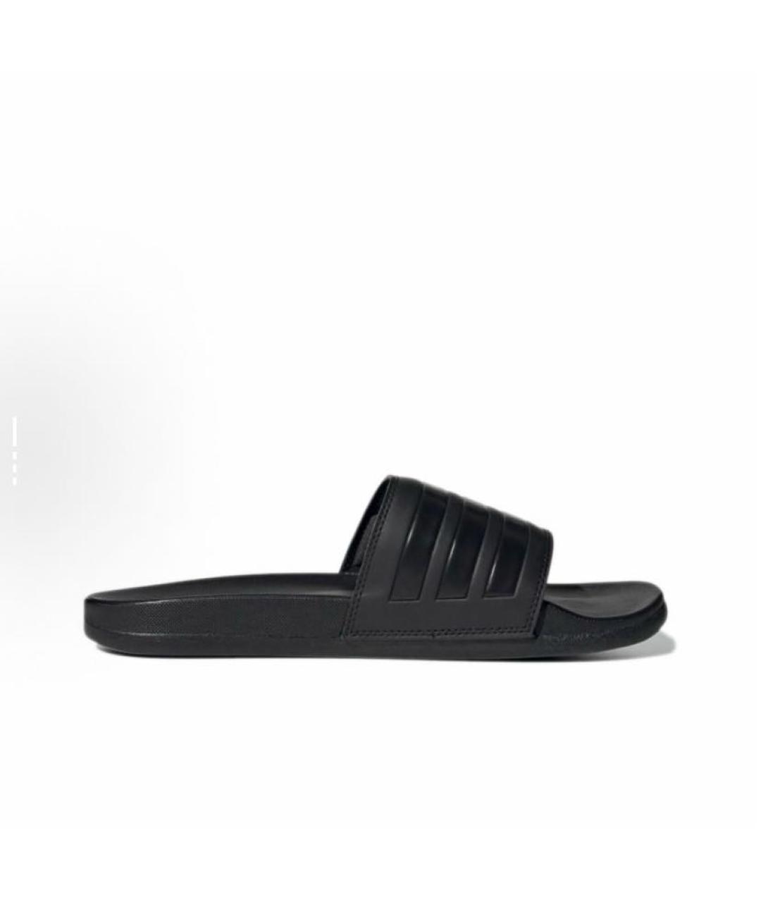 ADIDAS Черные резиновые шлепанцы, фото 8