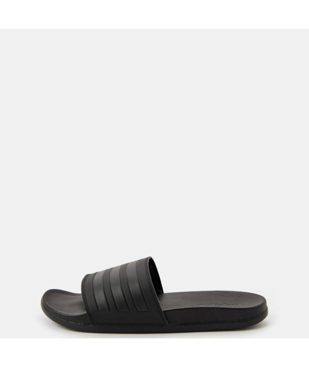 ADIDAS Черные резиновые шлепанцы, фото 2