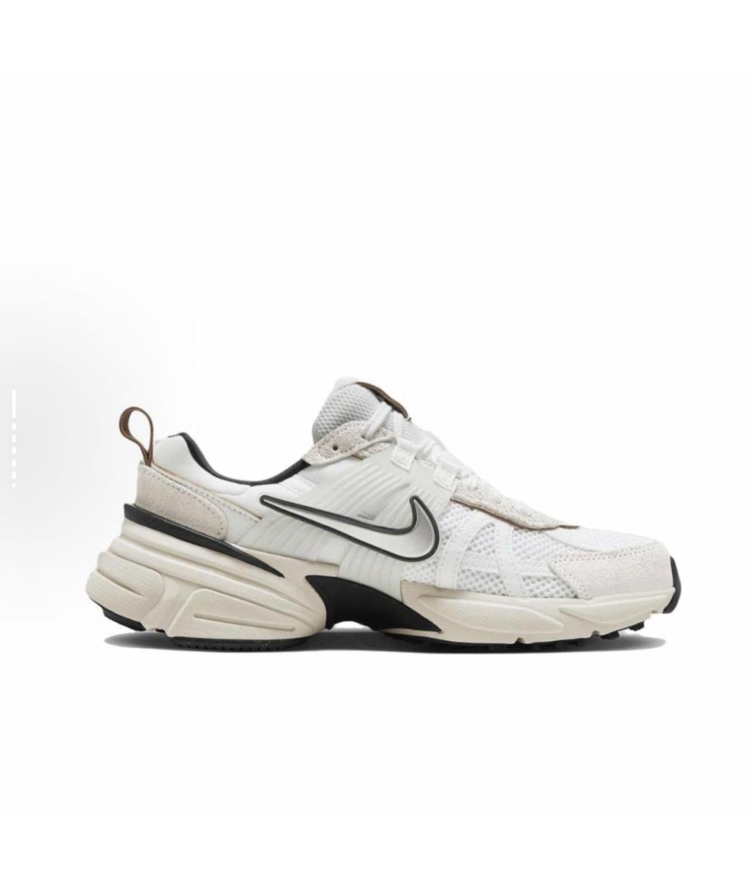 NIKE Бежевые синтетические кроссовки, фото 7