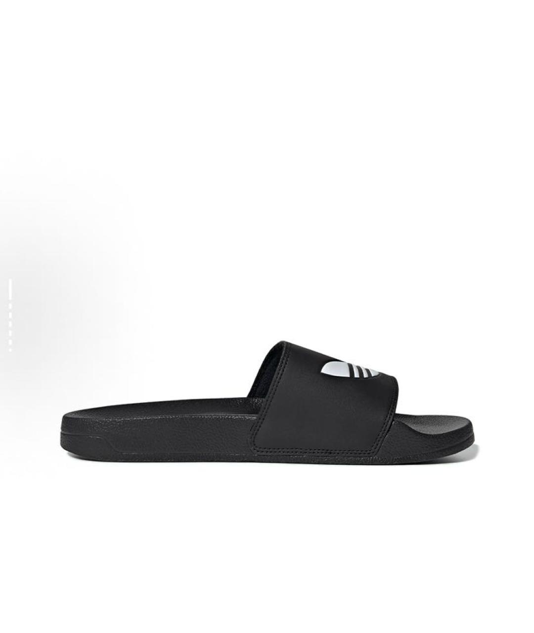 ADIDAS Черные резиновые шлепанцы, фото 8