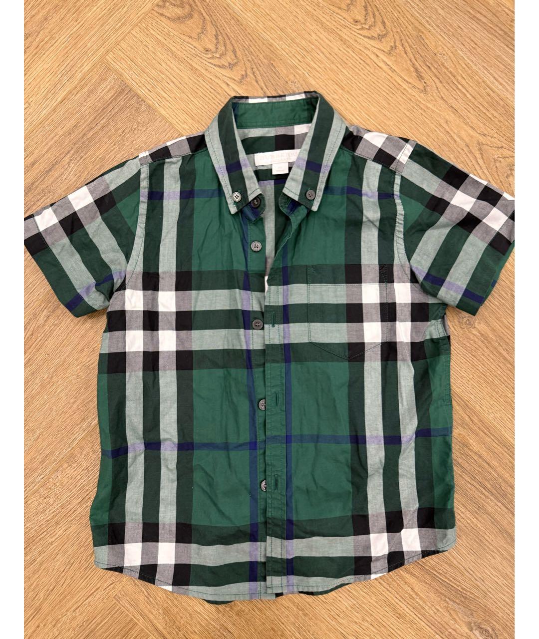 BURBERRY KIDS Хлопковая детская рубашка, фото 5