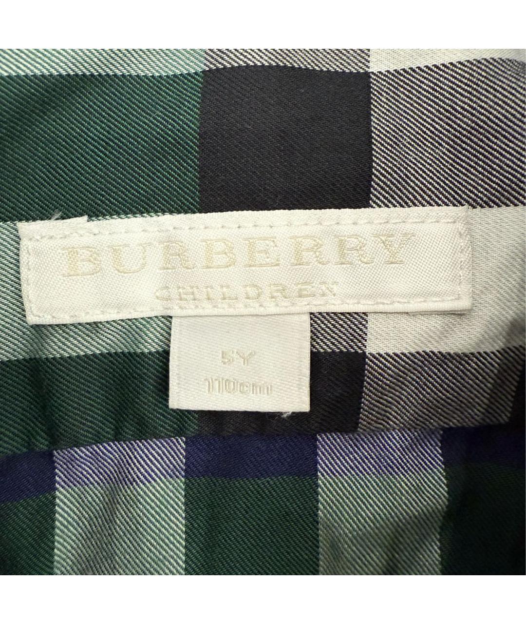 BURBERRY KIDS Хлопковая детская рубашка, фото 3