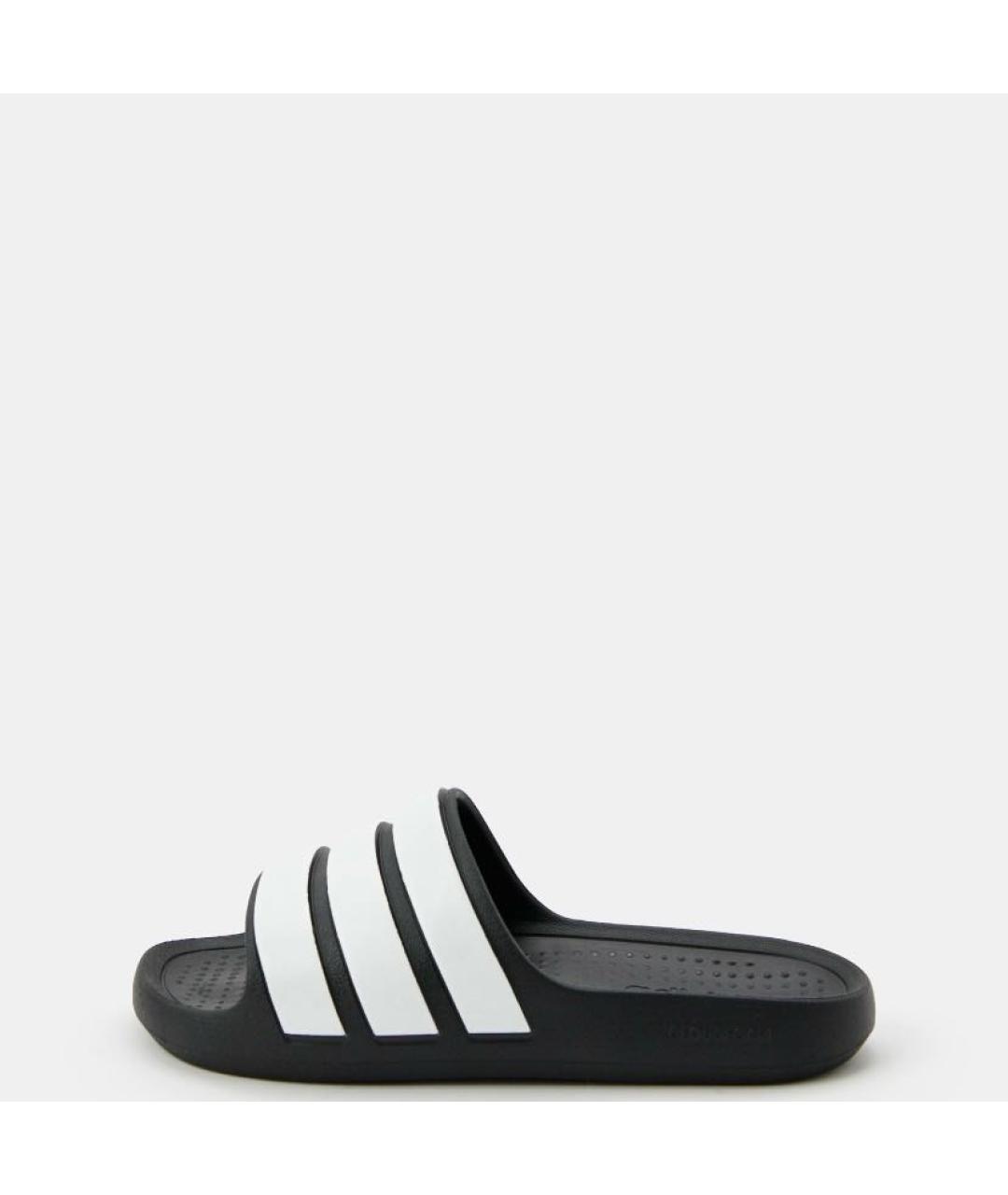 ADIDAS Черные резиновые шлепанцы, фото 2