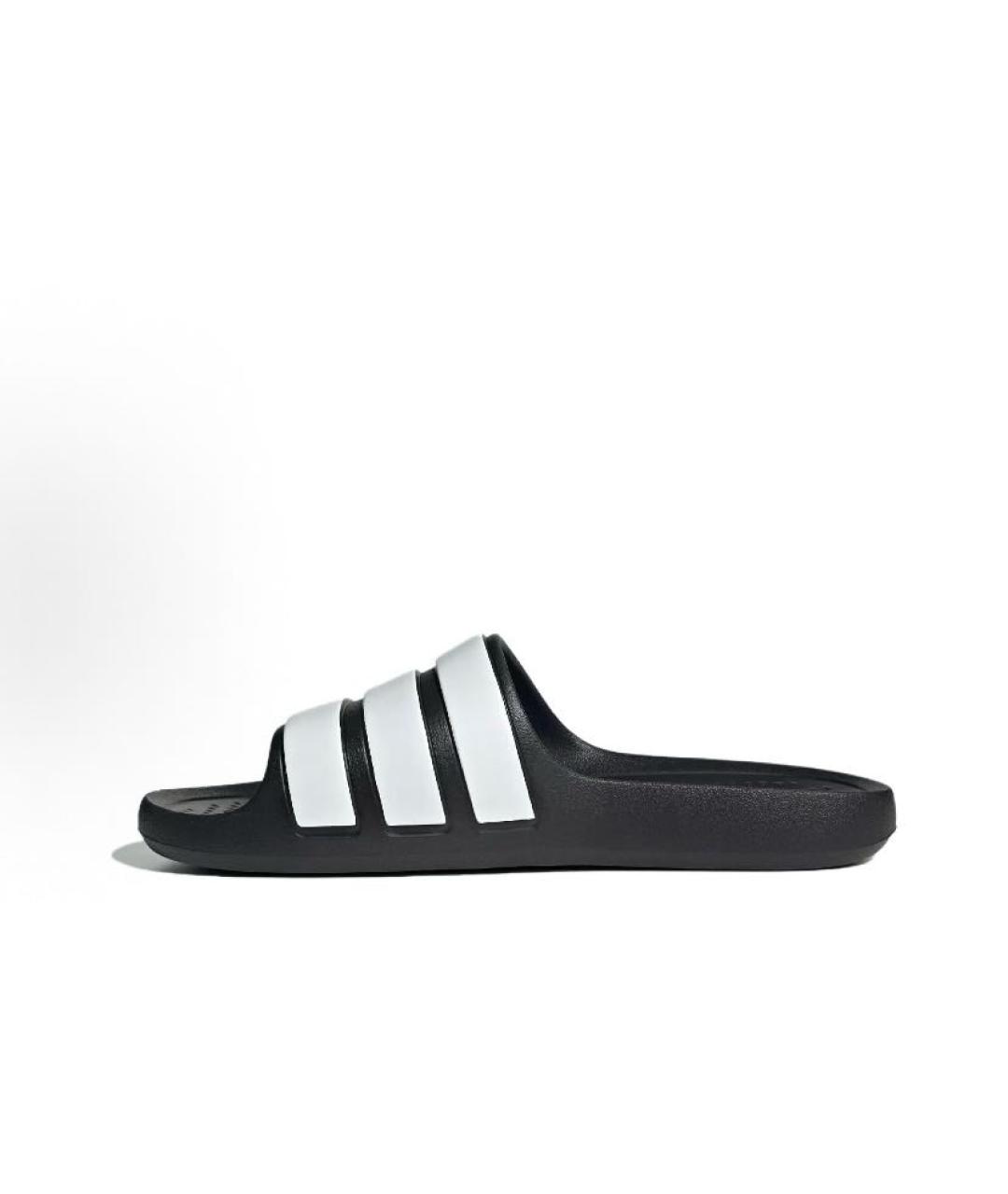ADIDAS Черные резиновые шлепанцы, фото 3