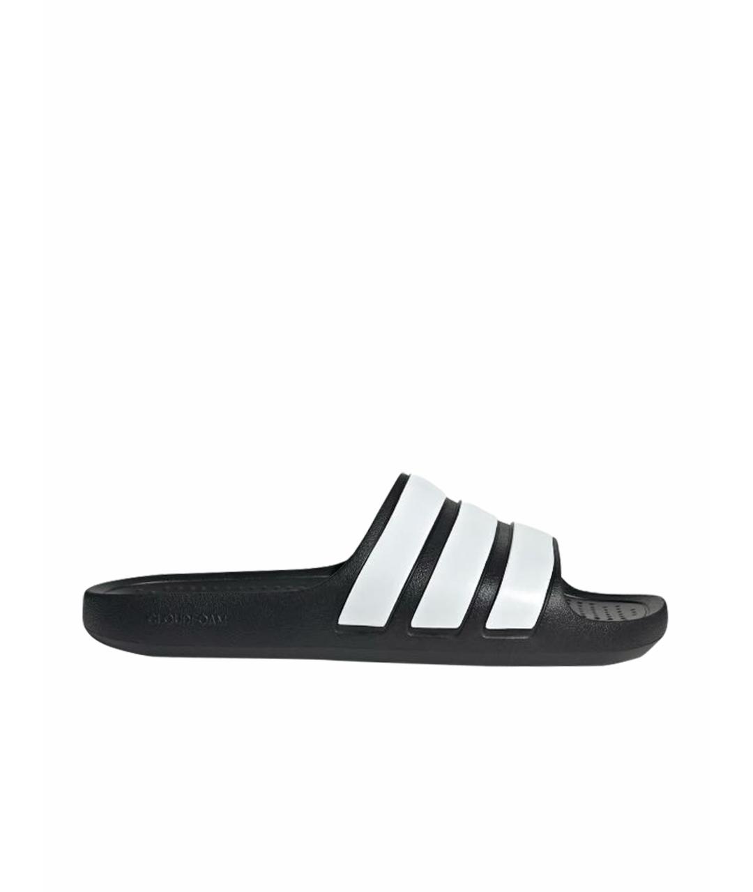 ADIDAS Черные резиновые шлепанцы, фото 1