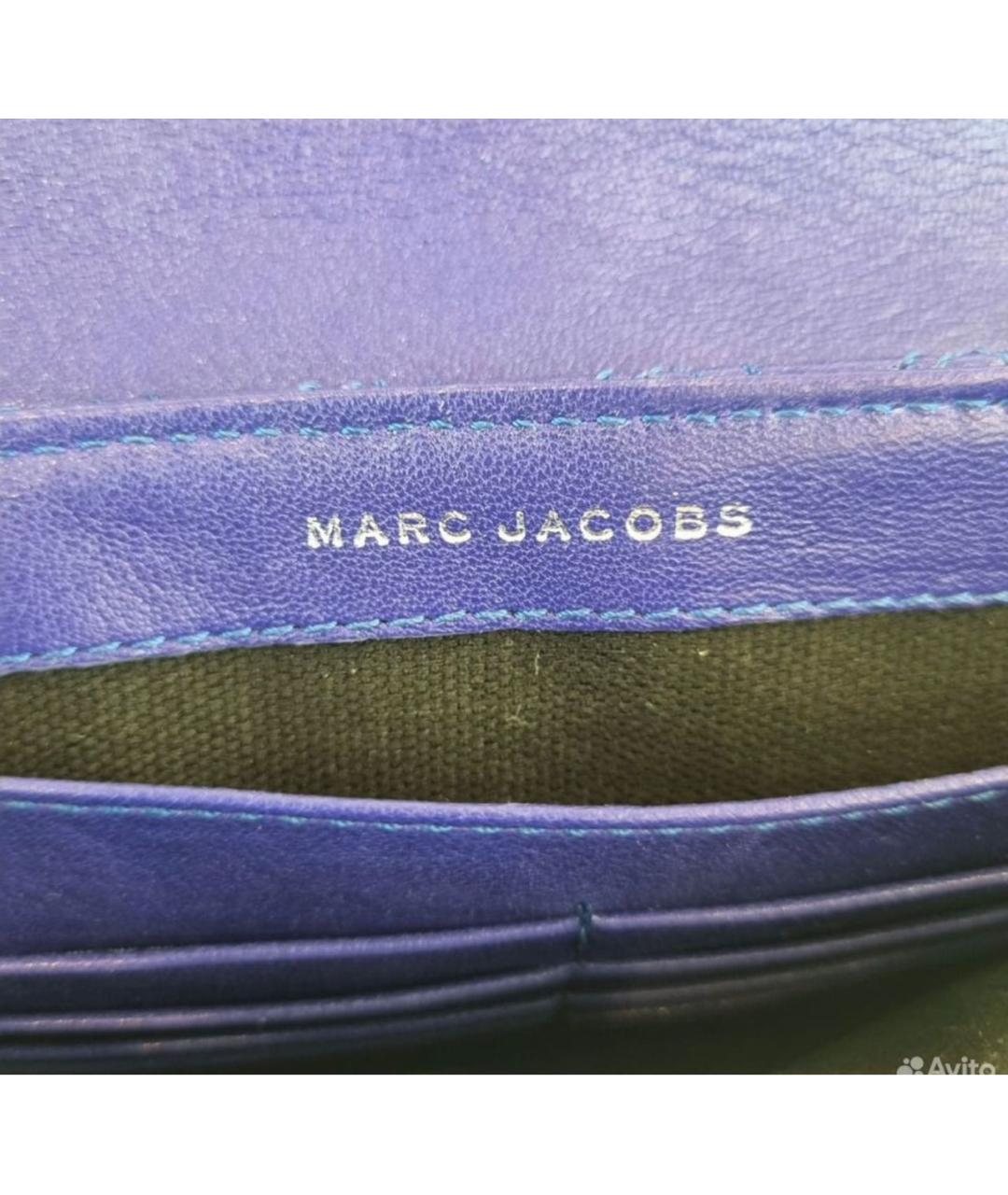 MARC BY MARC JACOBS Синяя кожаная сумка через плечо, фото 7
